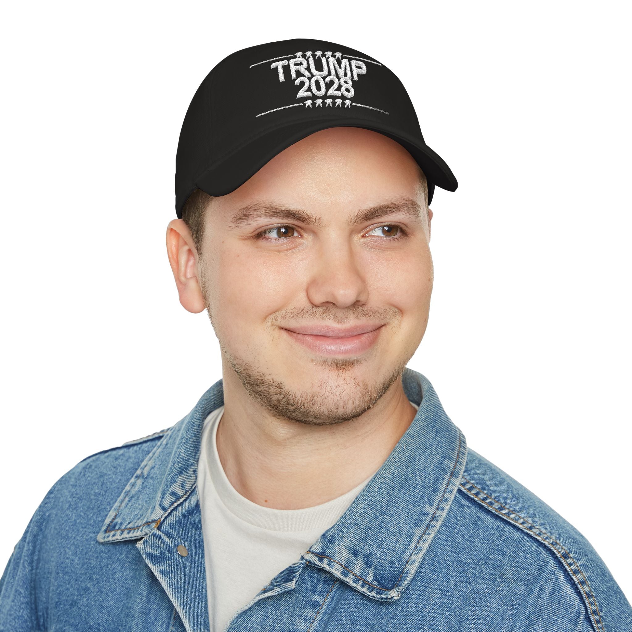 Trump 2028 Low Profile Baseball Cap - Red Political Campaign Hat