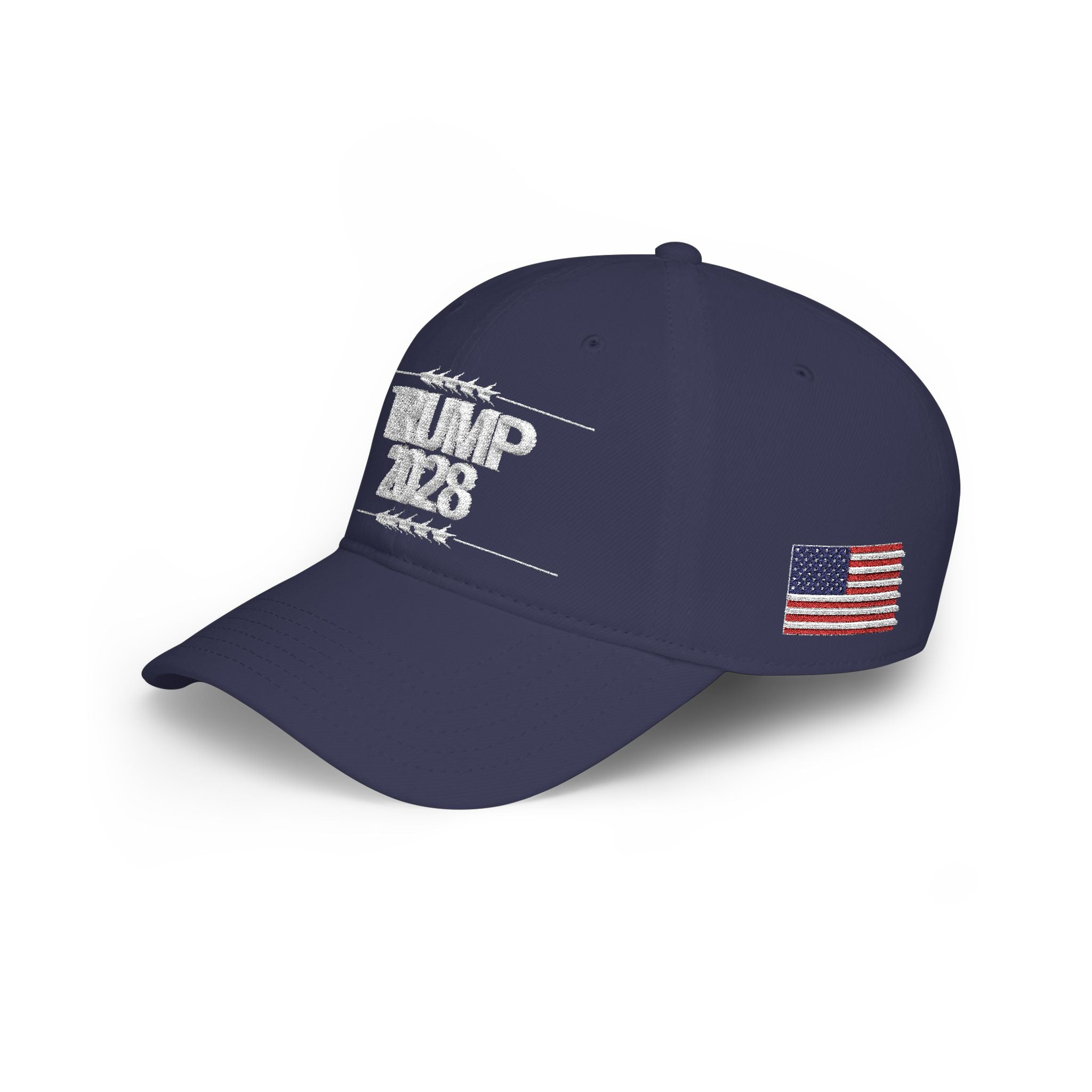 Trump 2028 Low Profile Baseball Cap - Red Political Campaign Hat