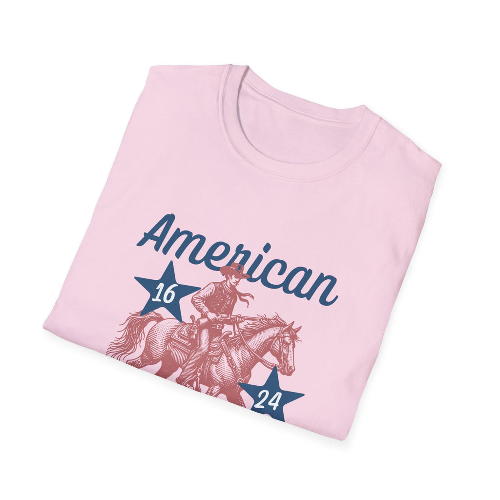 American Winners T-Shirt — Patriotic MAGA Cowboy Horse Graphic