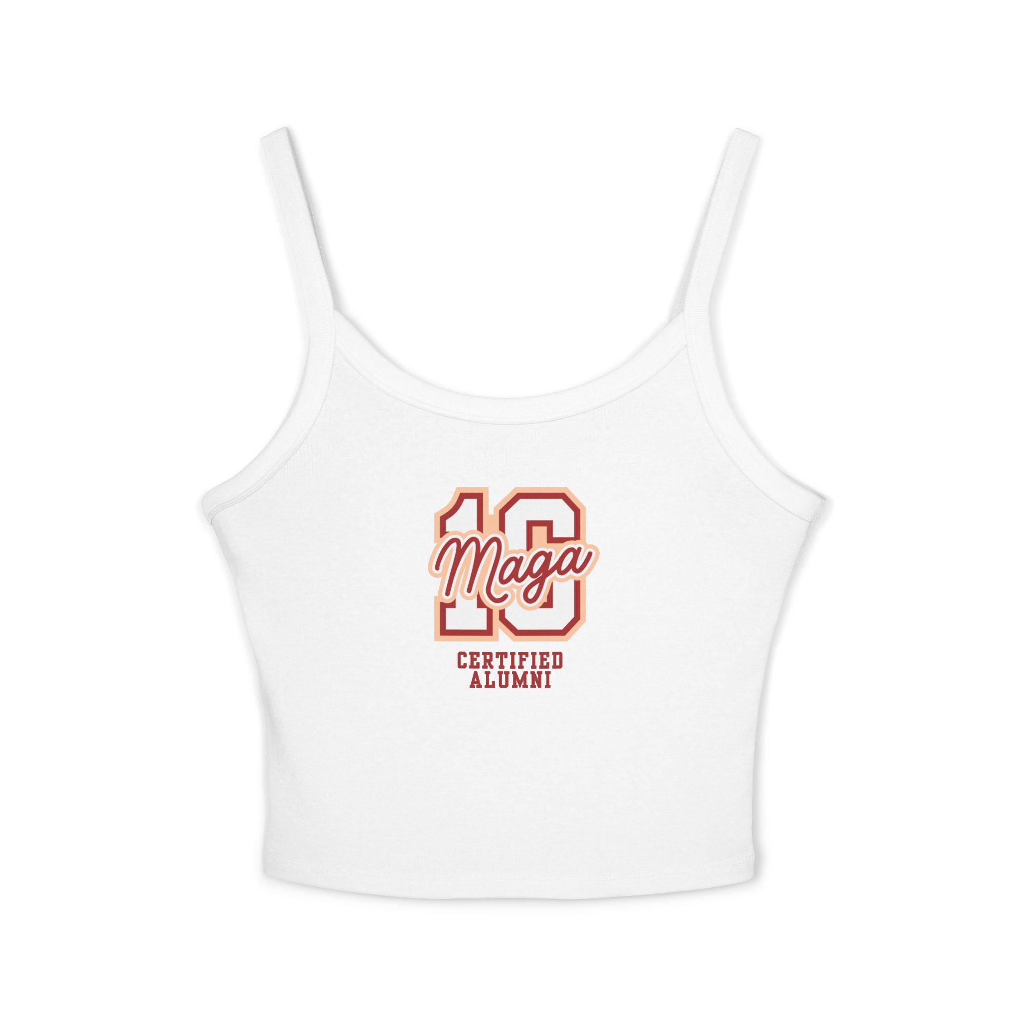 Tank Top - "MAGA 10" Vintage Athletic Crop Tank