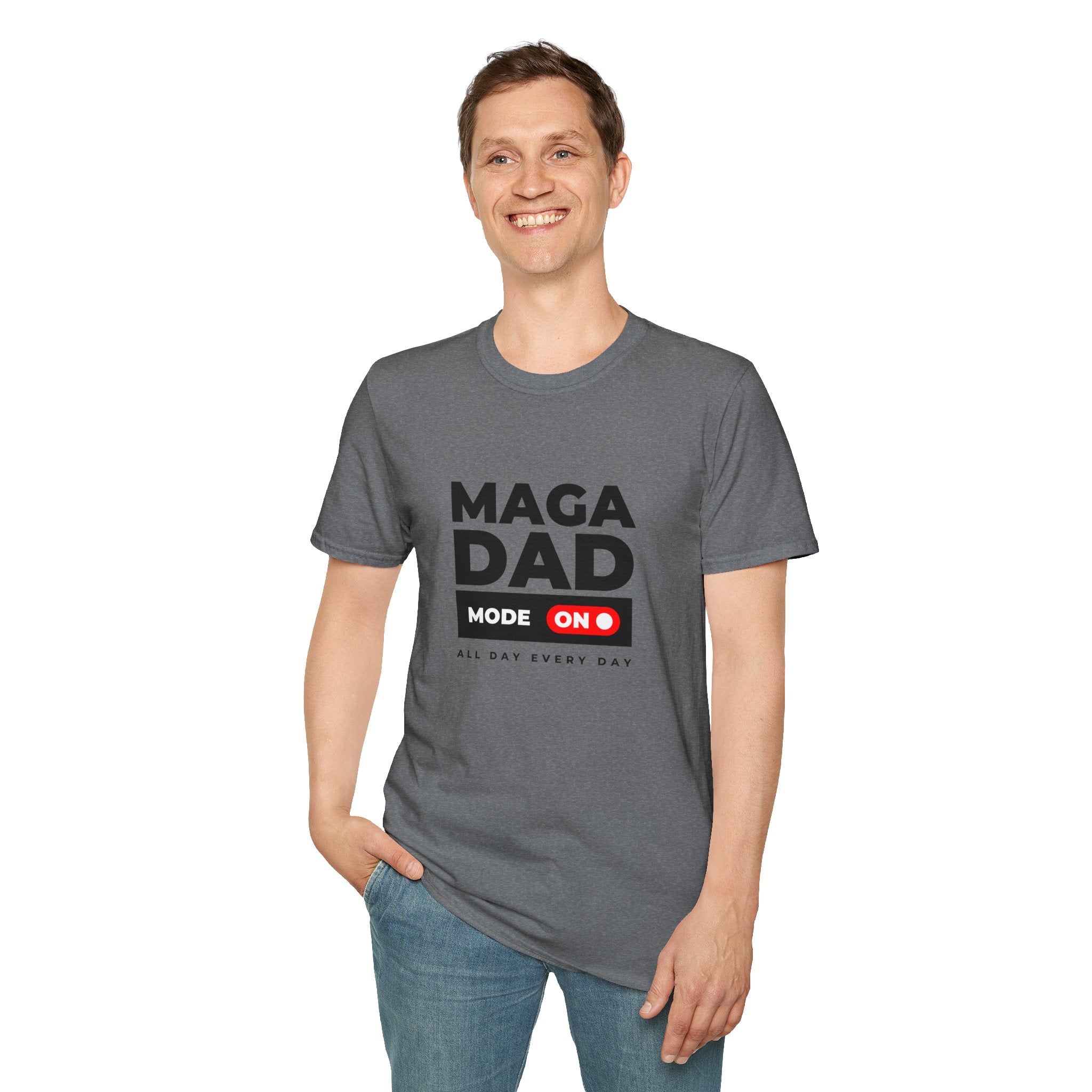 MAGA Dad T-Shirt - Bold Political Statement Tee for Fathers
