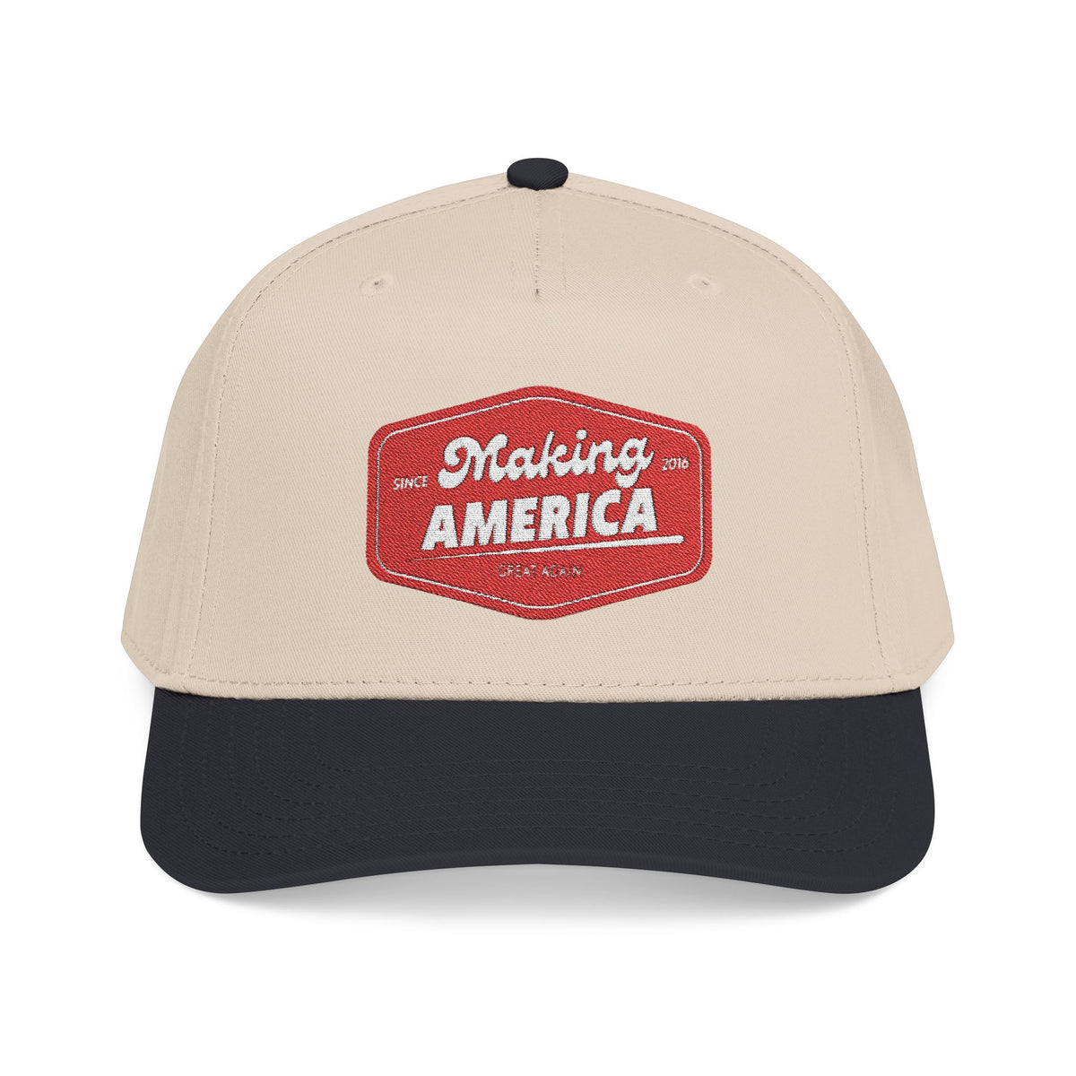 Make America Great Again - Embroidered Mid Profile Baseball Cap