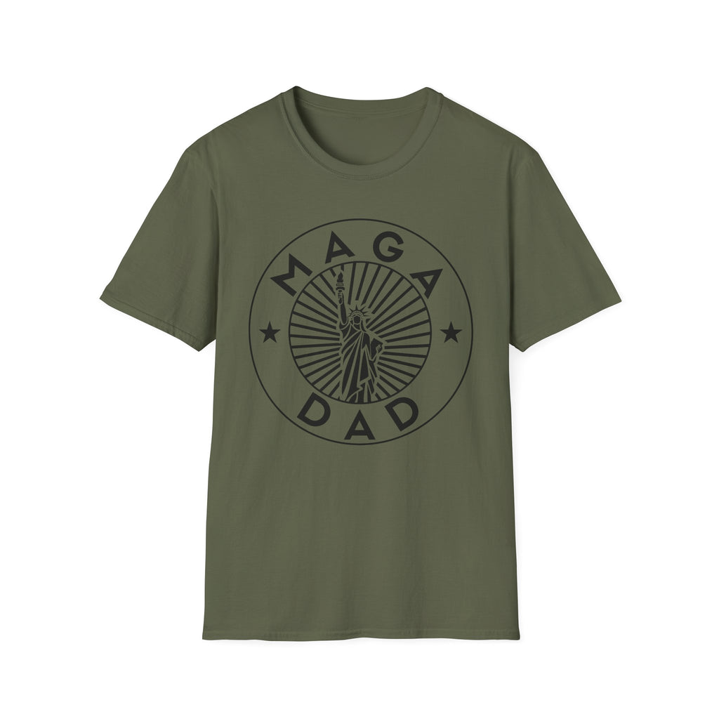 MAGA Dad T-Shirt — Patriotic Statue of Liberty Graphic Tee