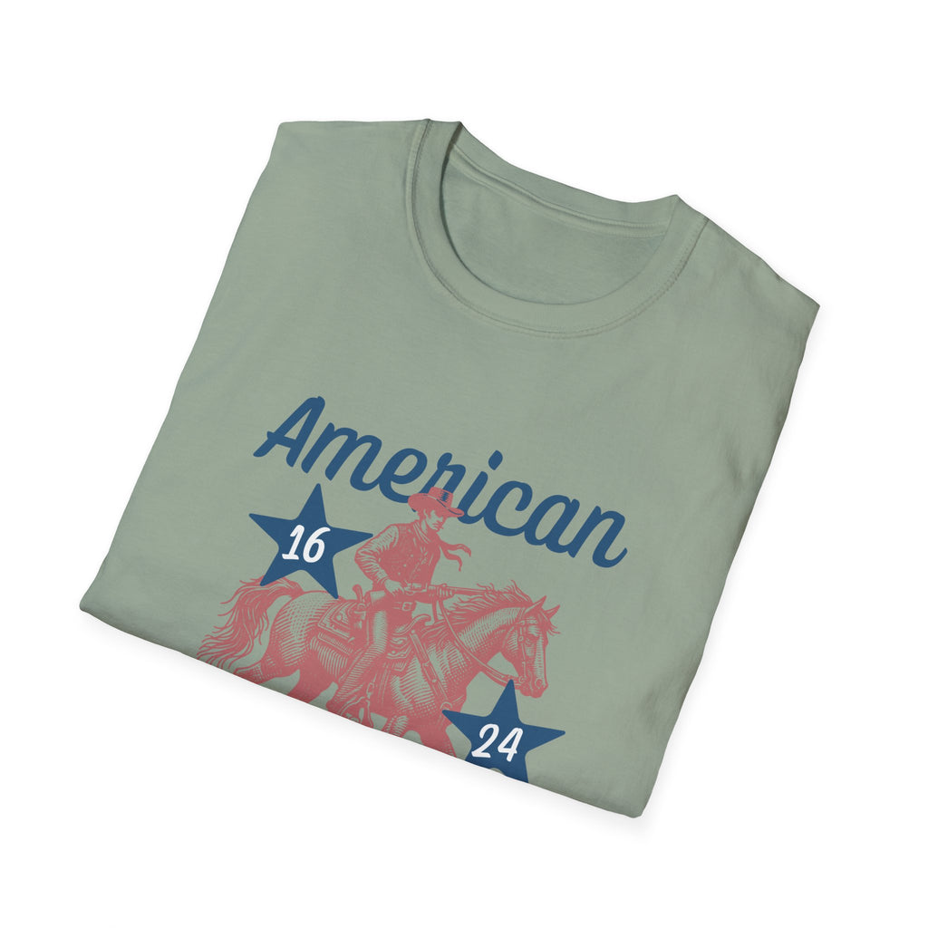 American Winners T-Shirt — Patriotic MAGA Cowboy Horse Graphic