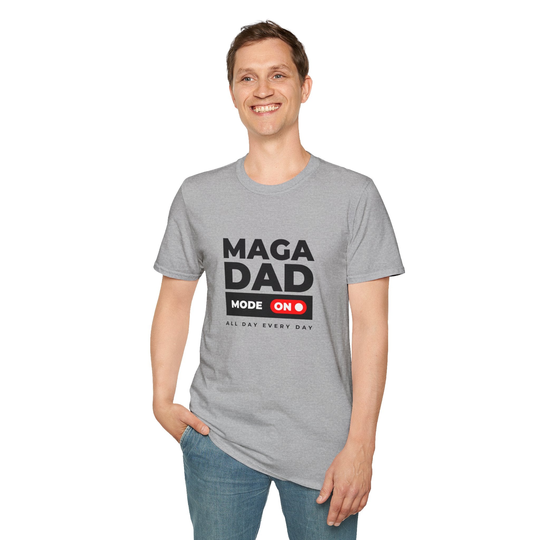 MAGA Dad T-Shirt - Bold Political Statement Tee for Fathers