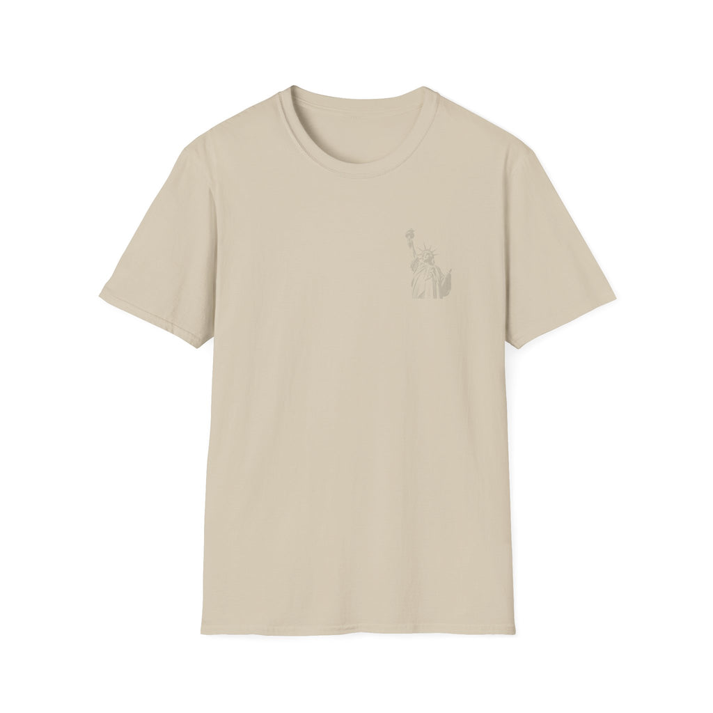 Statue of Liberty Minimalist T-Shirt - Patriotic Travel Tee