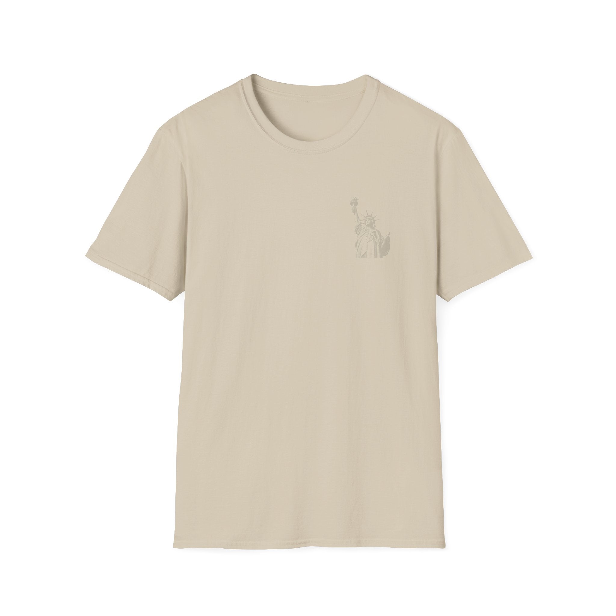 Statue of Liberty Minimalist T-Shirt - Patriotic Travel Tee