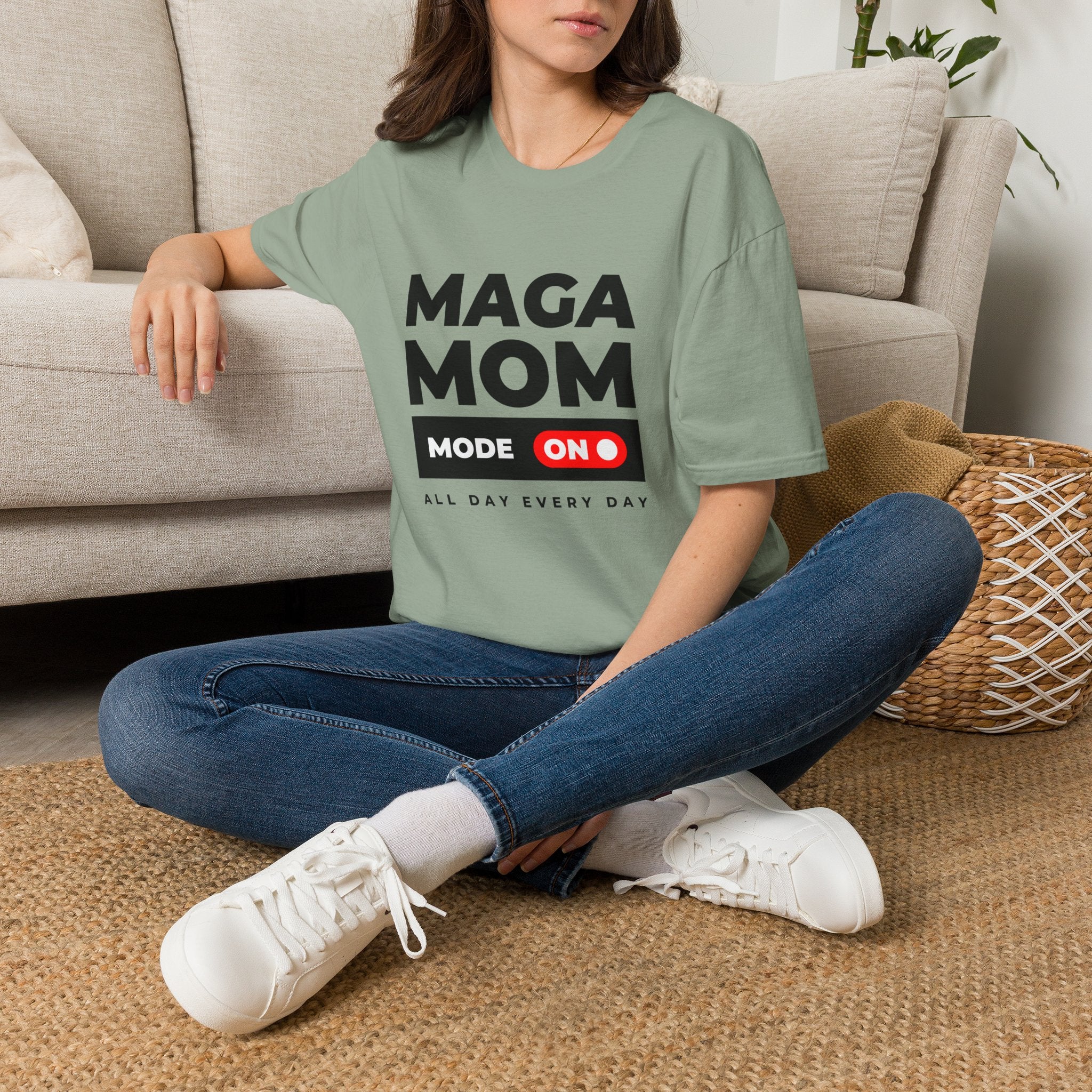 MAGA Mom T-Shirt - Political Statement Graphic Tee
