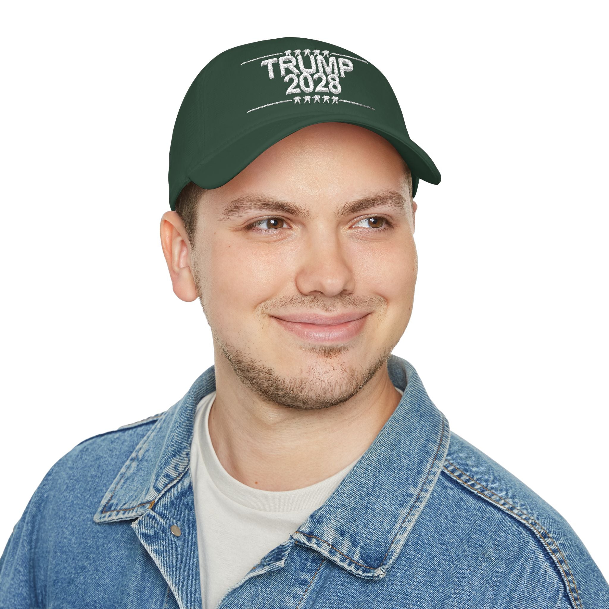 Trump 2028 Low Profile Baseball Cap - Red Political Campaign Hat