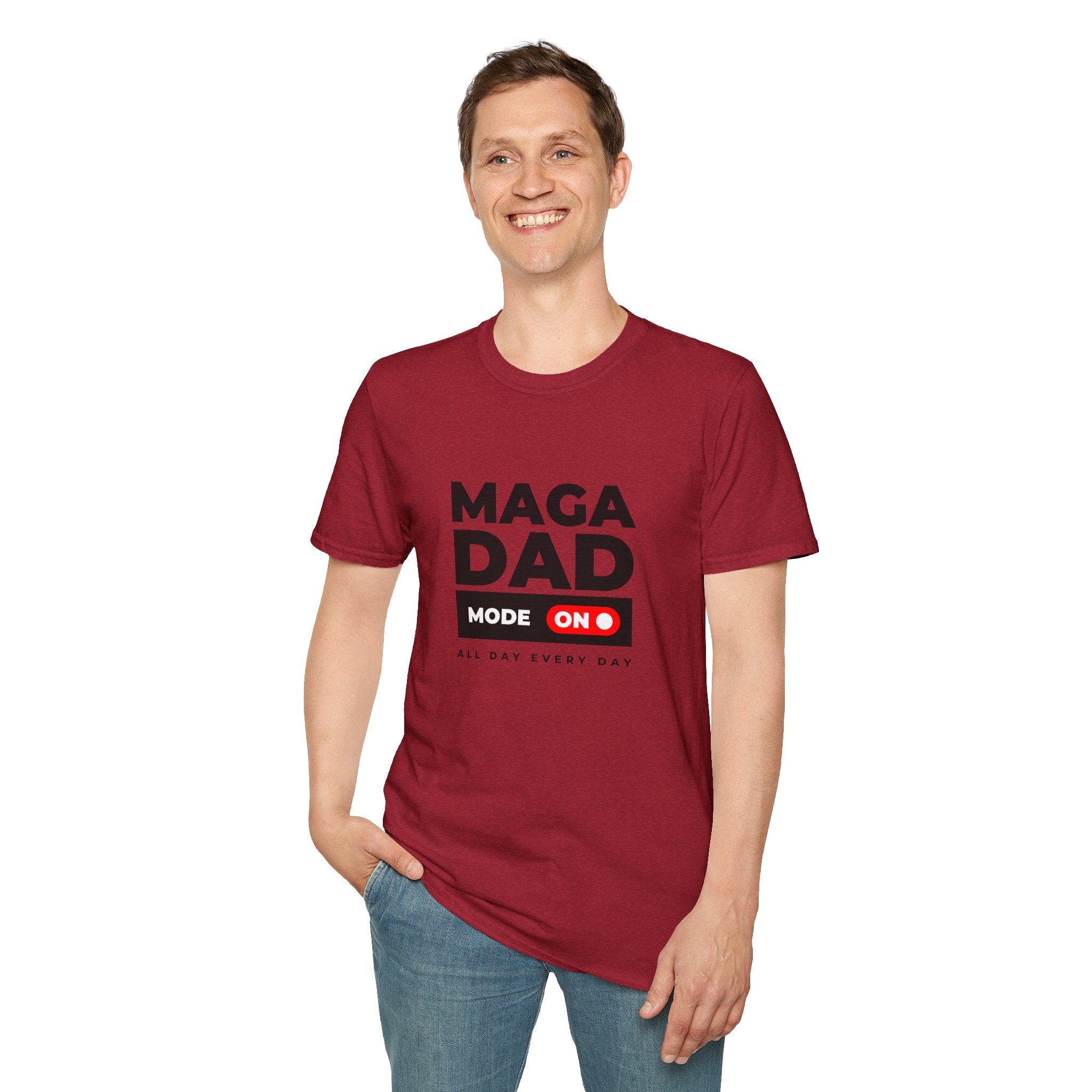 MAGA Dad T-Shirt - Bold Political Statement Tee for Fathers