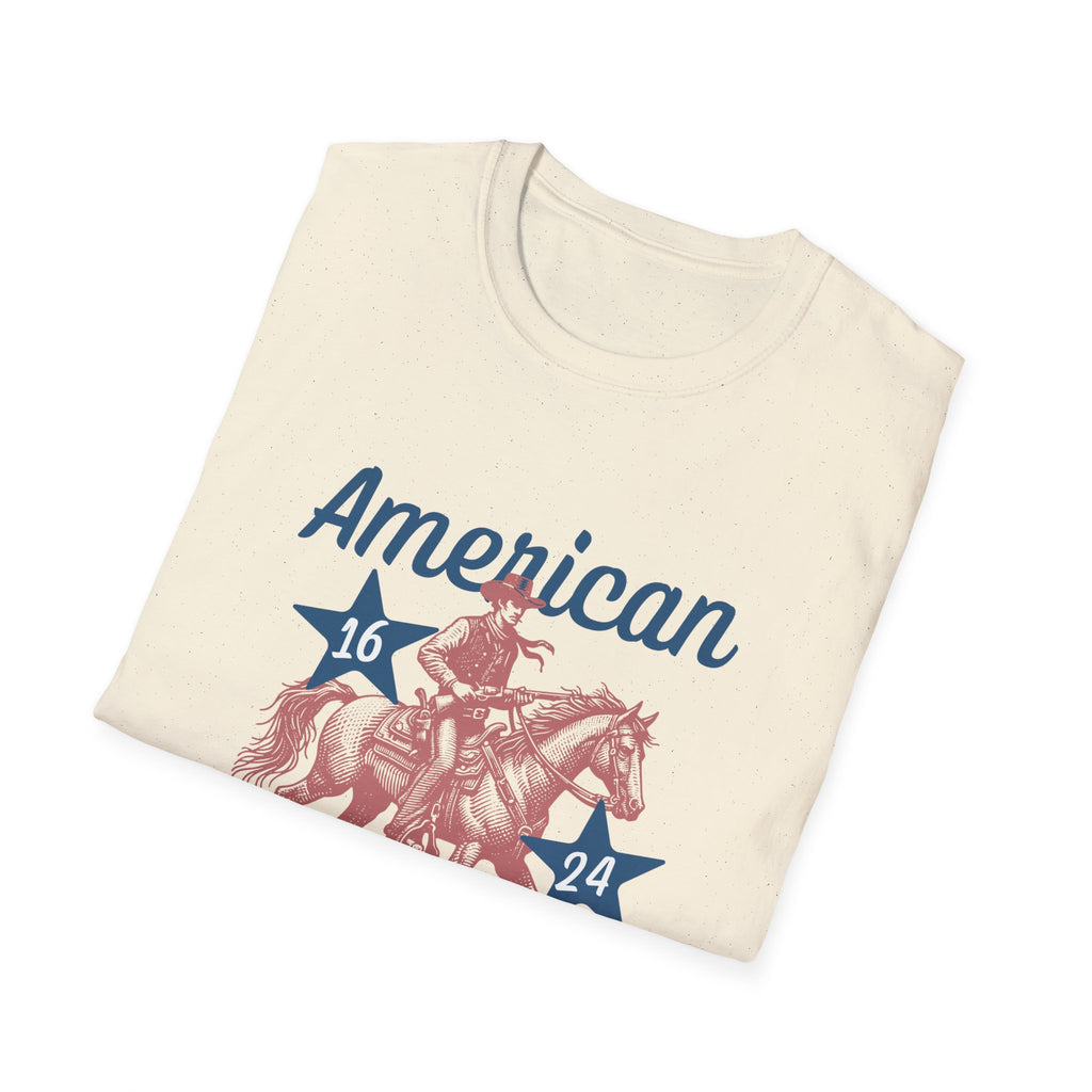 American Winners T-Shirt — Patriotic MAGA Cowboy Horse Graphic