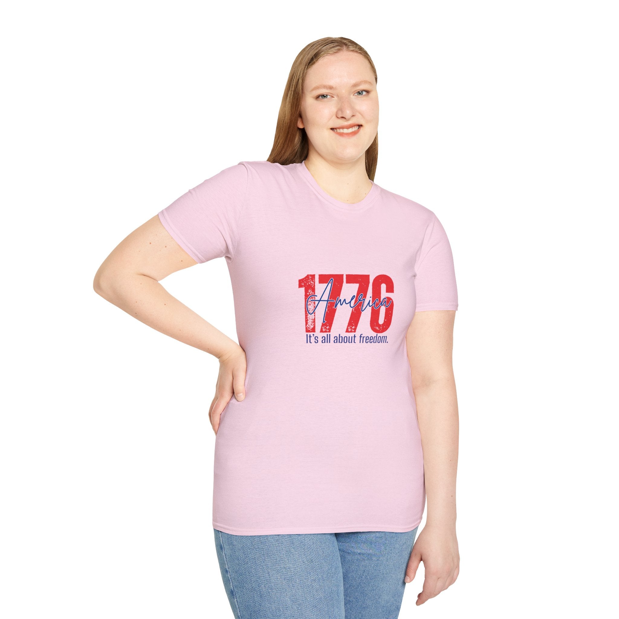 1776 America T-Shirt - Patriotic 4th of July Graphic Tee