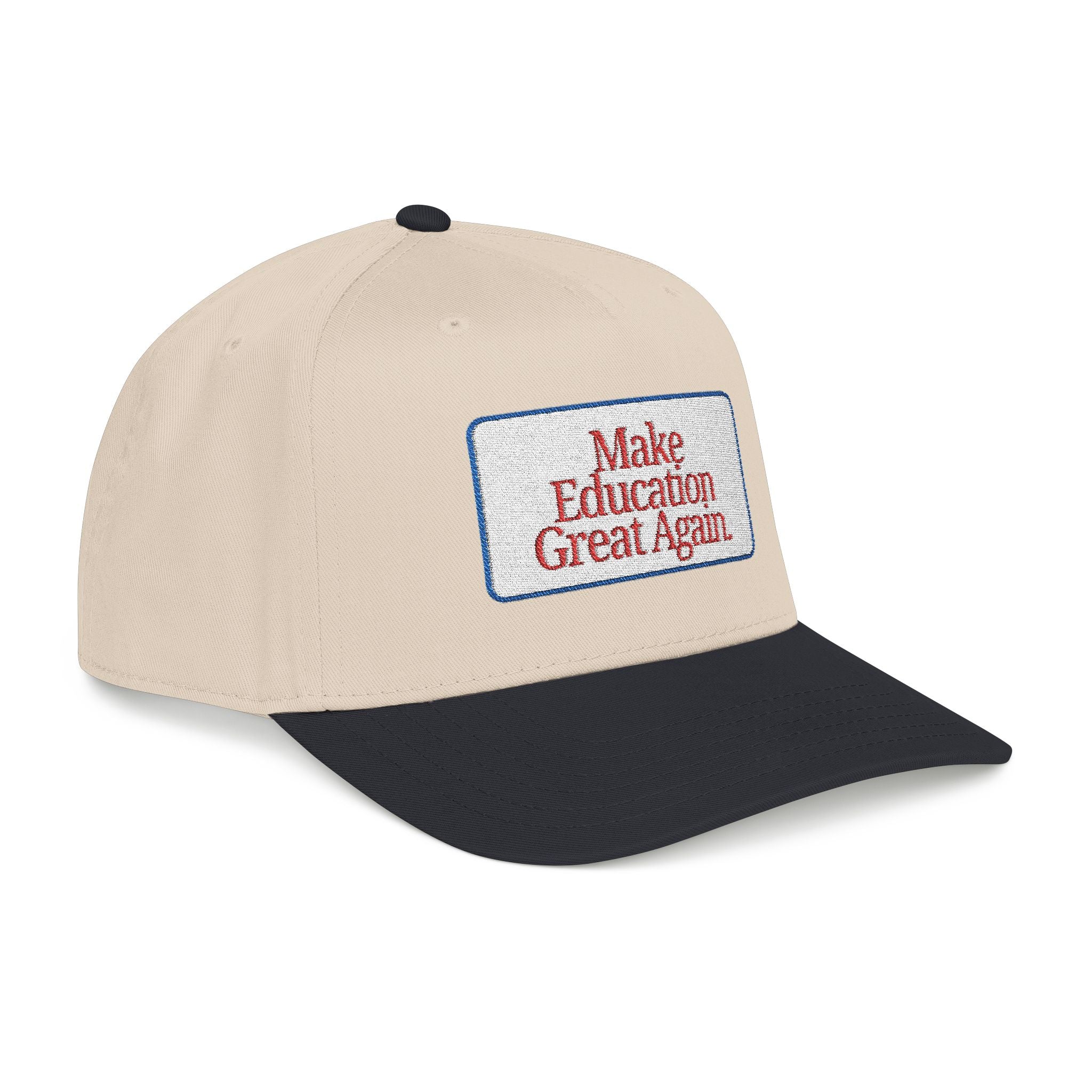 Make Education Great Again - Embroidered Mid Profile Baseball Cap