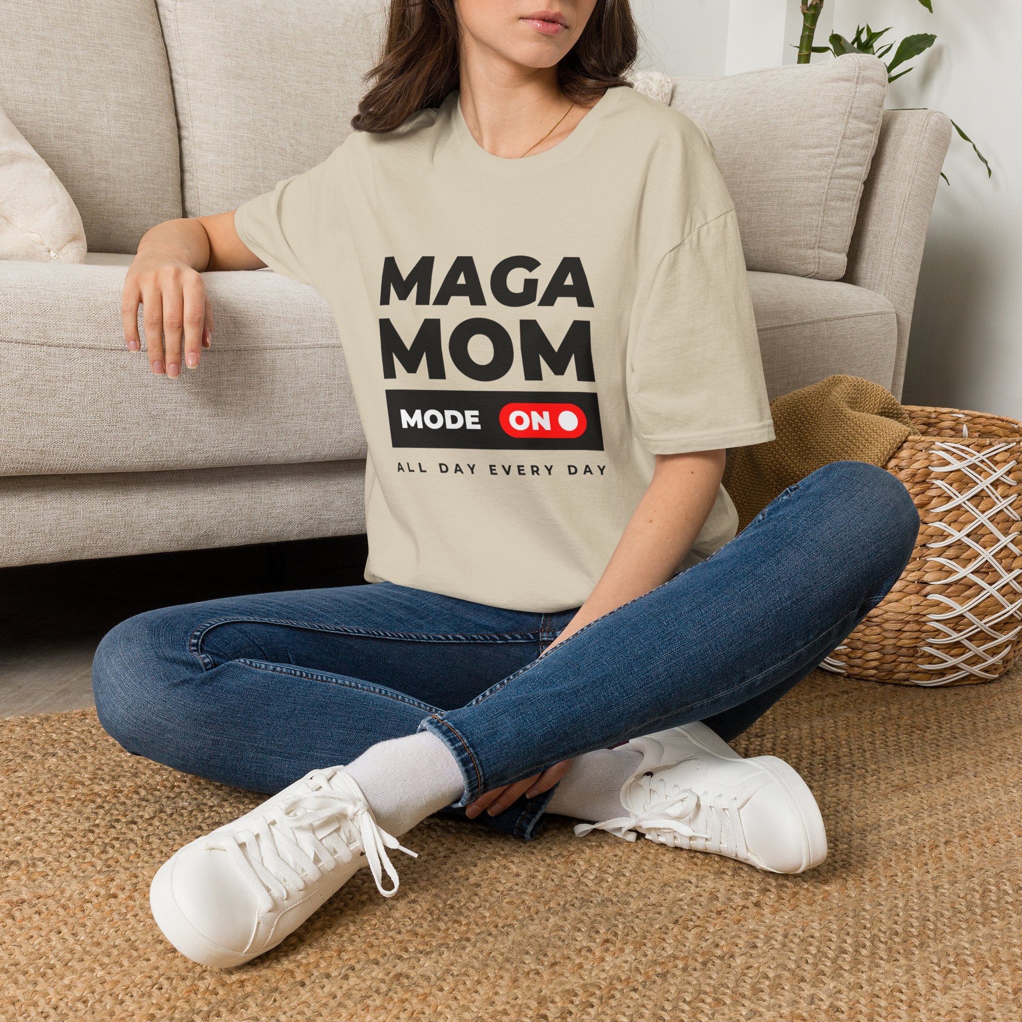 MAGA Mom T-Shirt - Political Statement Graphic Tee
