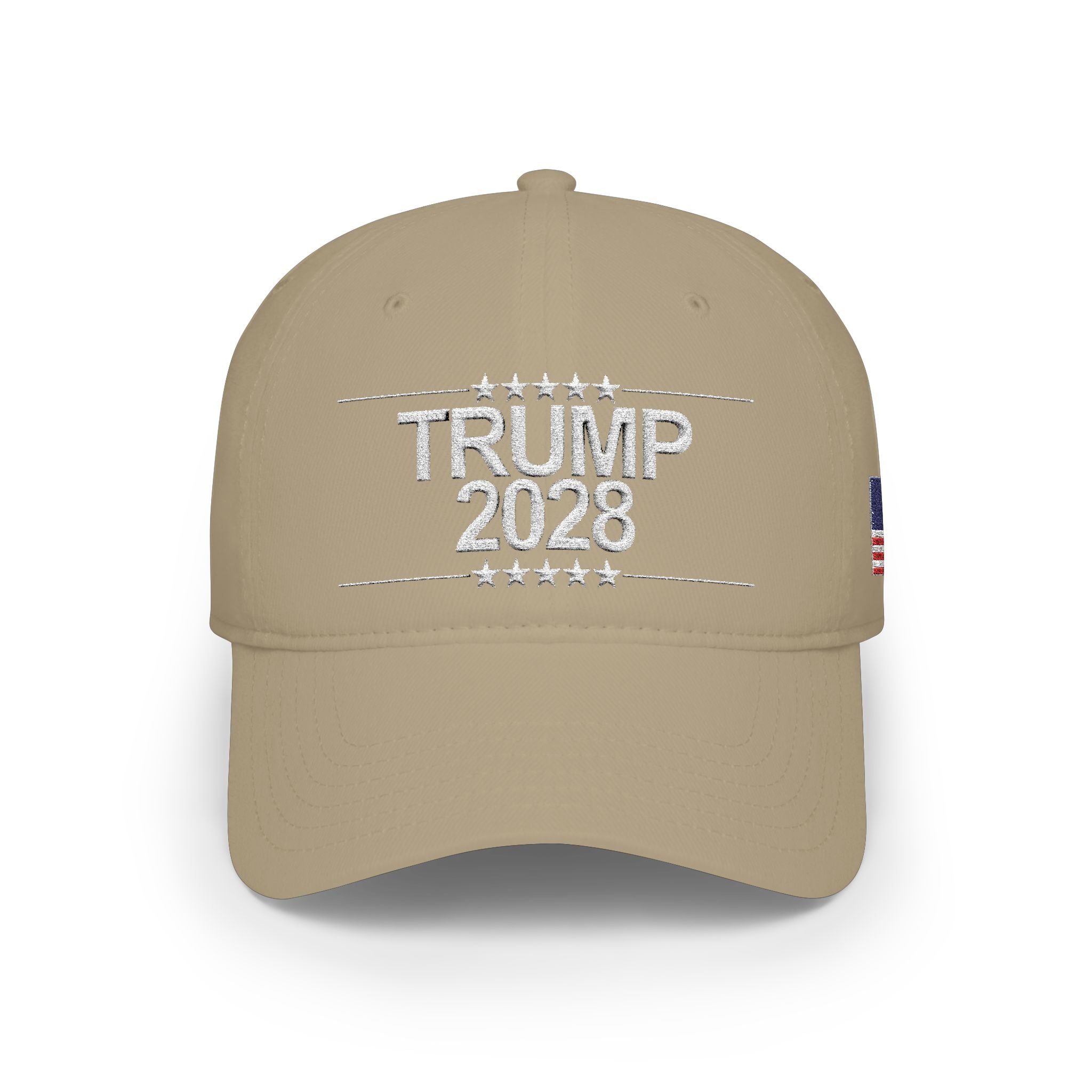 Trump 2028 Low Profile Baseball Cap - Red Political Campaign Hat