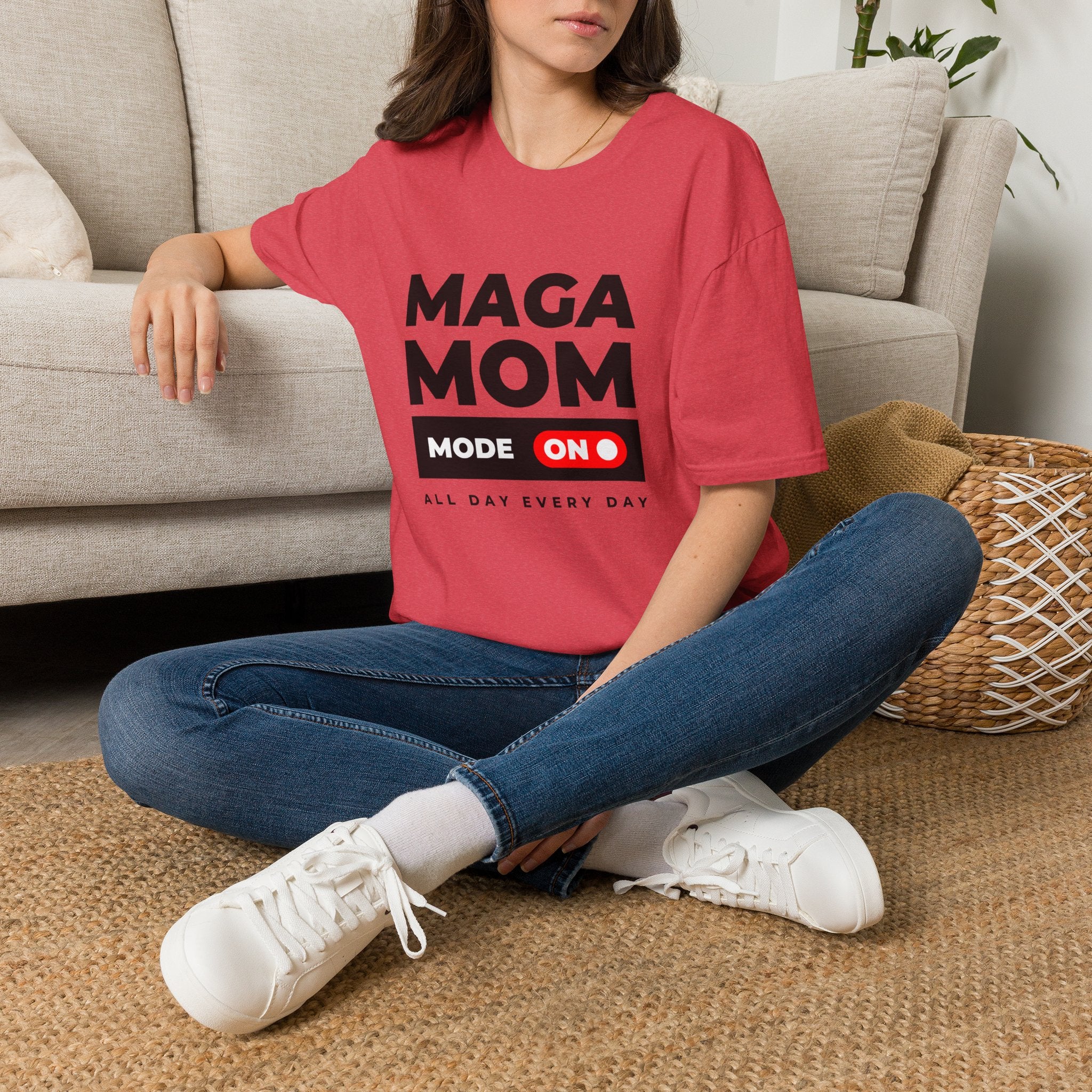 MAGA Mom T-Shirt - Political Statement Graphic Tee