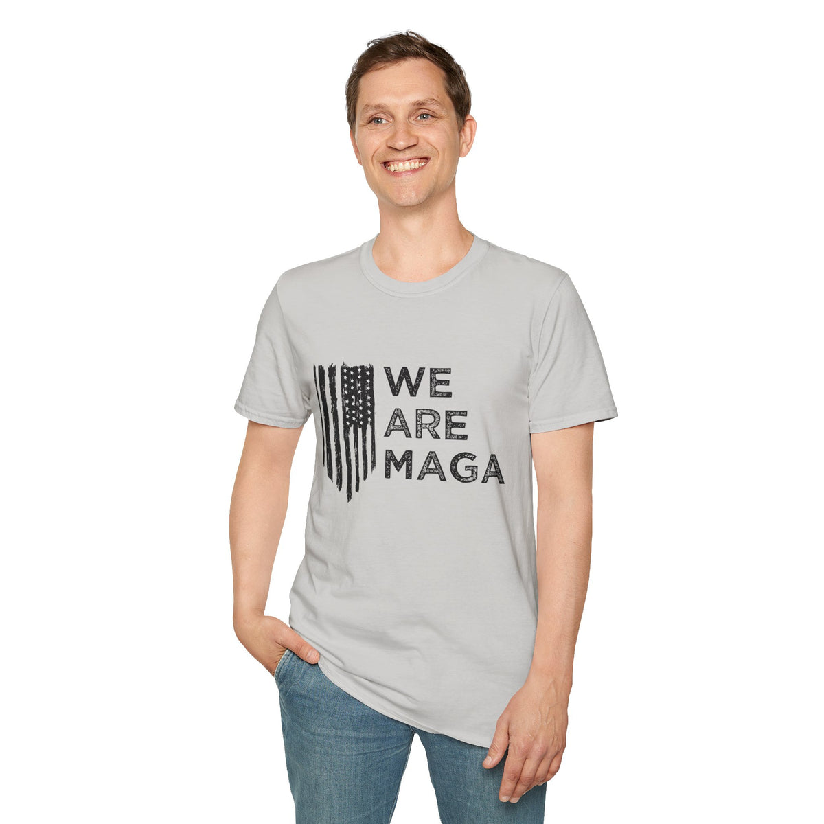 We Are MAGA Flag Graphic - Men’s T-Shirt
