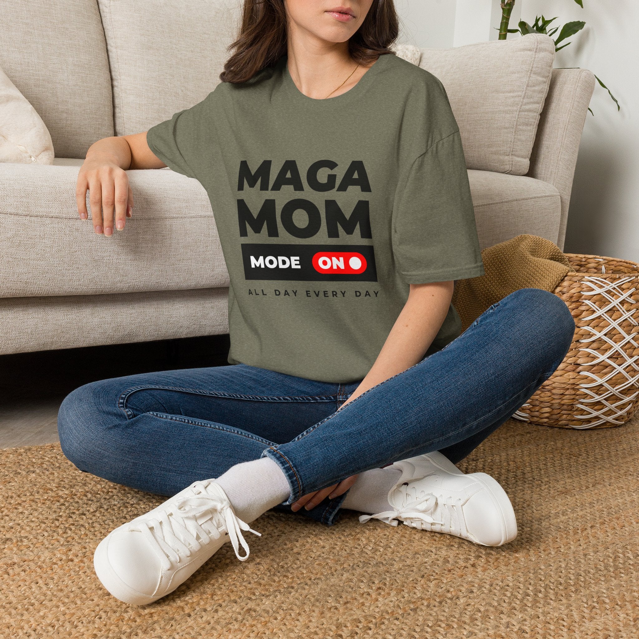 MAGA Mom T-Shirt - Political Statement Graphic Tee