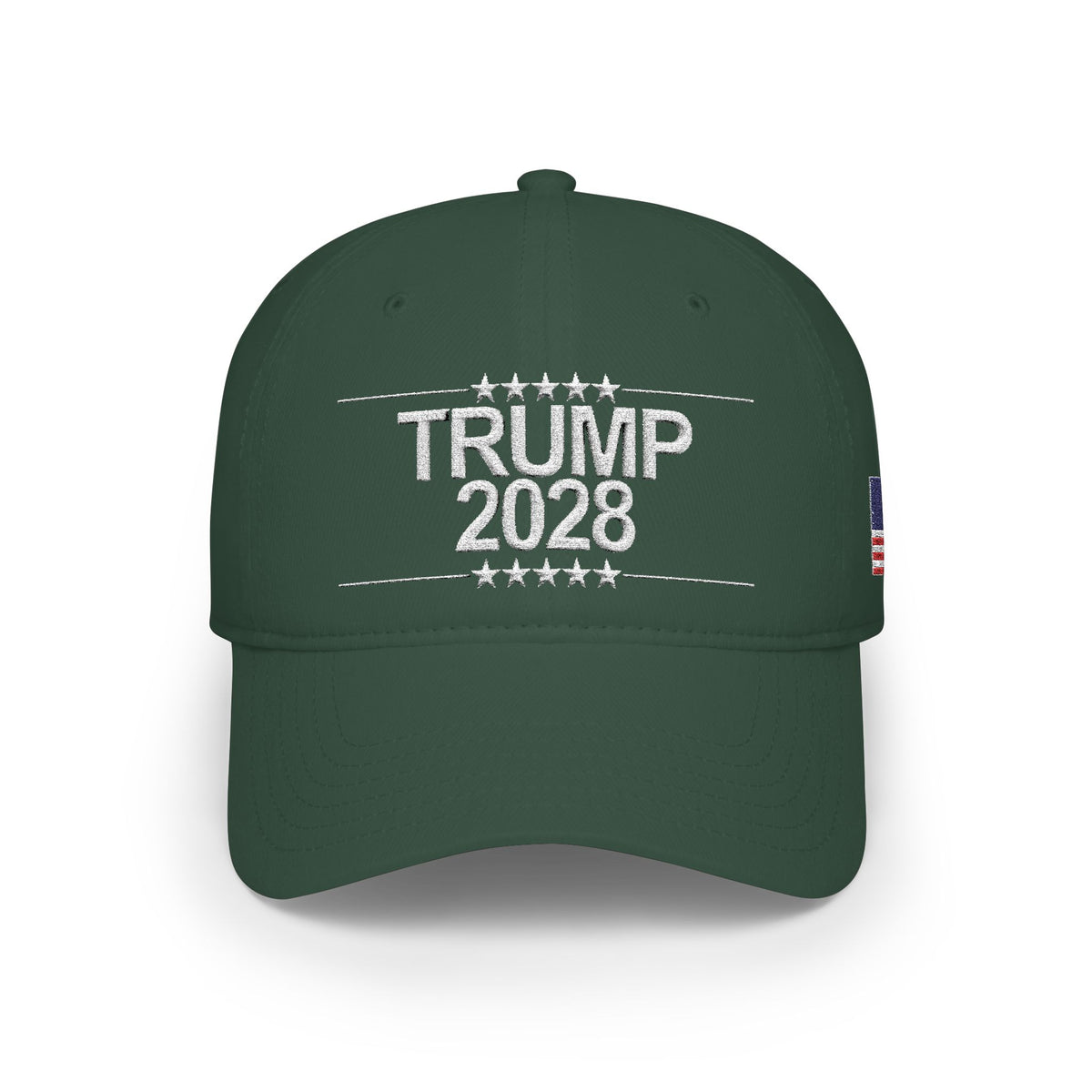 Trump 2028 Low Profile Baseball Cap - Red Political Campaign Hat
