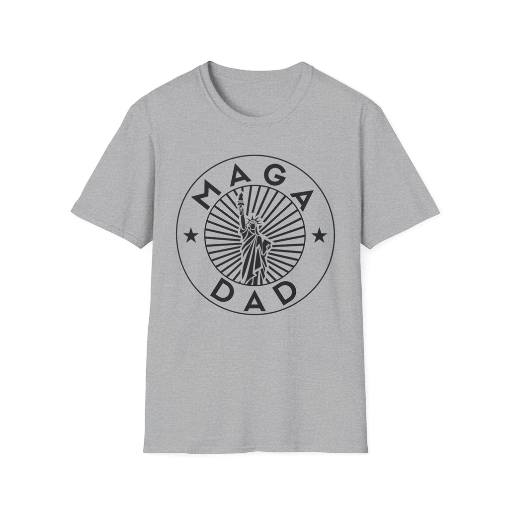 MAGA Dad T-Shirt — Patriotic Statue of Liberty Graphic Tee