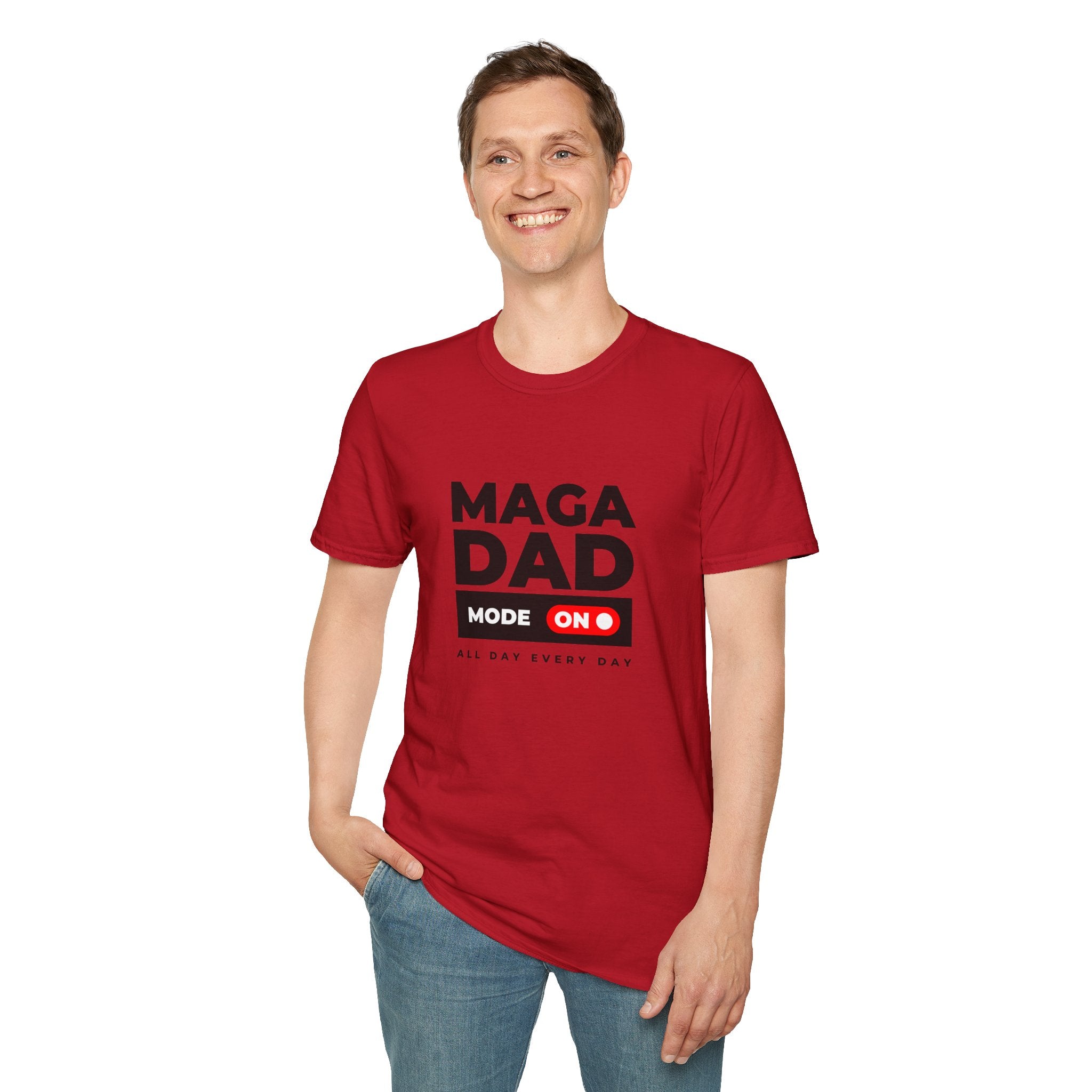 MAGA Dad T-Shirt - Bold Political Statement Tee for Fathers