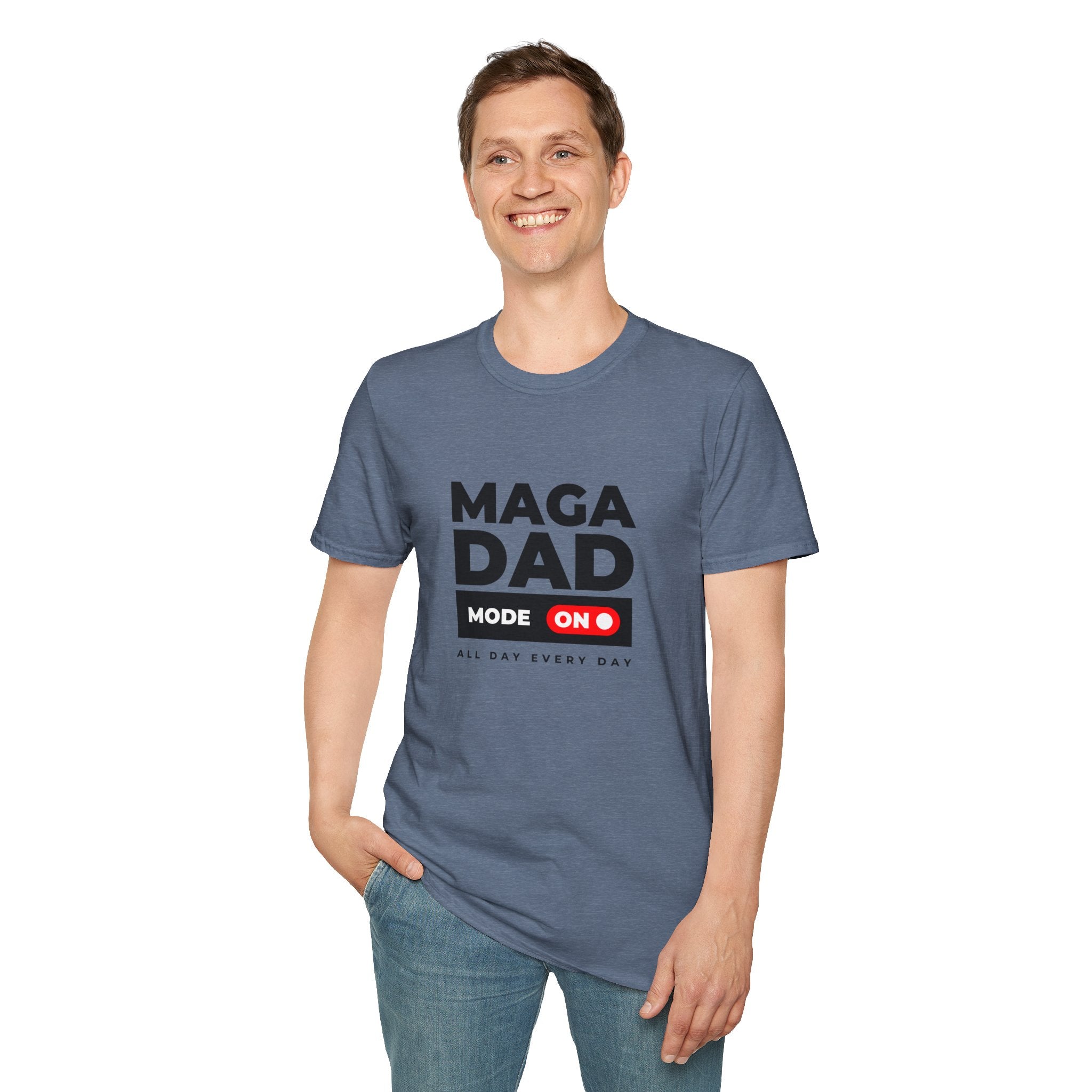 MAGA Dad T-Shirt - Bold Political Statement Tee for Fathers