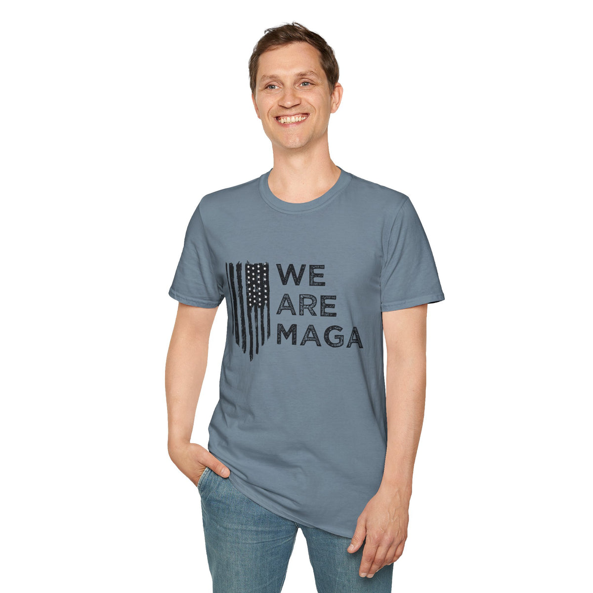 We Are MAGA Flag Graphic - Men’s T-Shirt