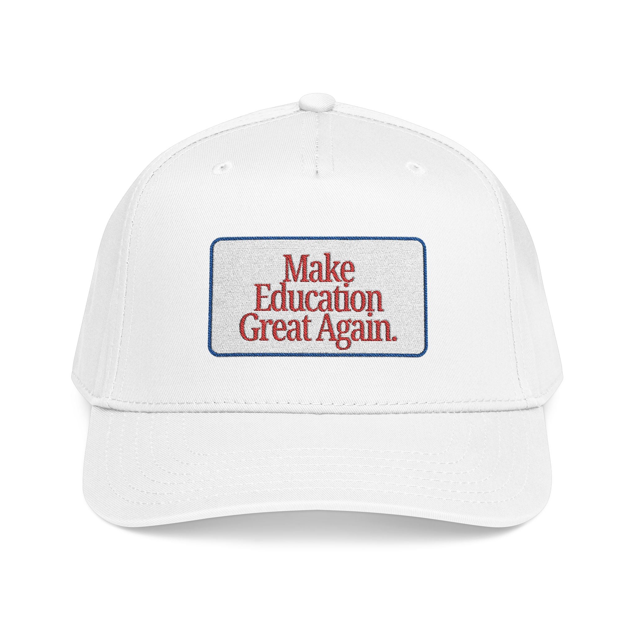 Make Education Great Again - Embroidered Mid Profile Baseball Cap