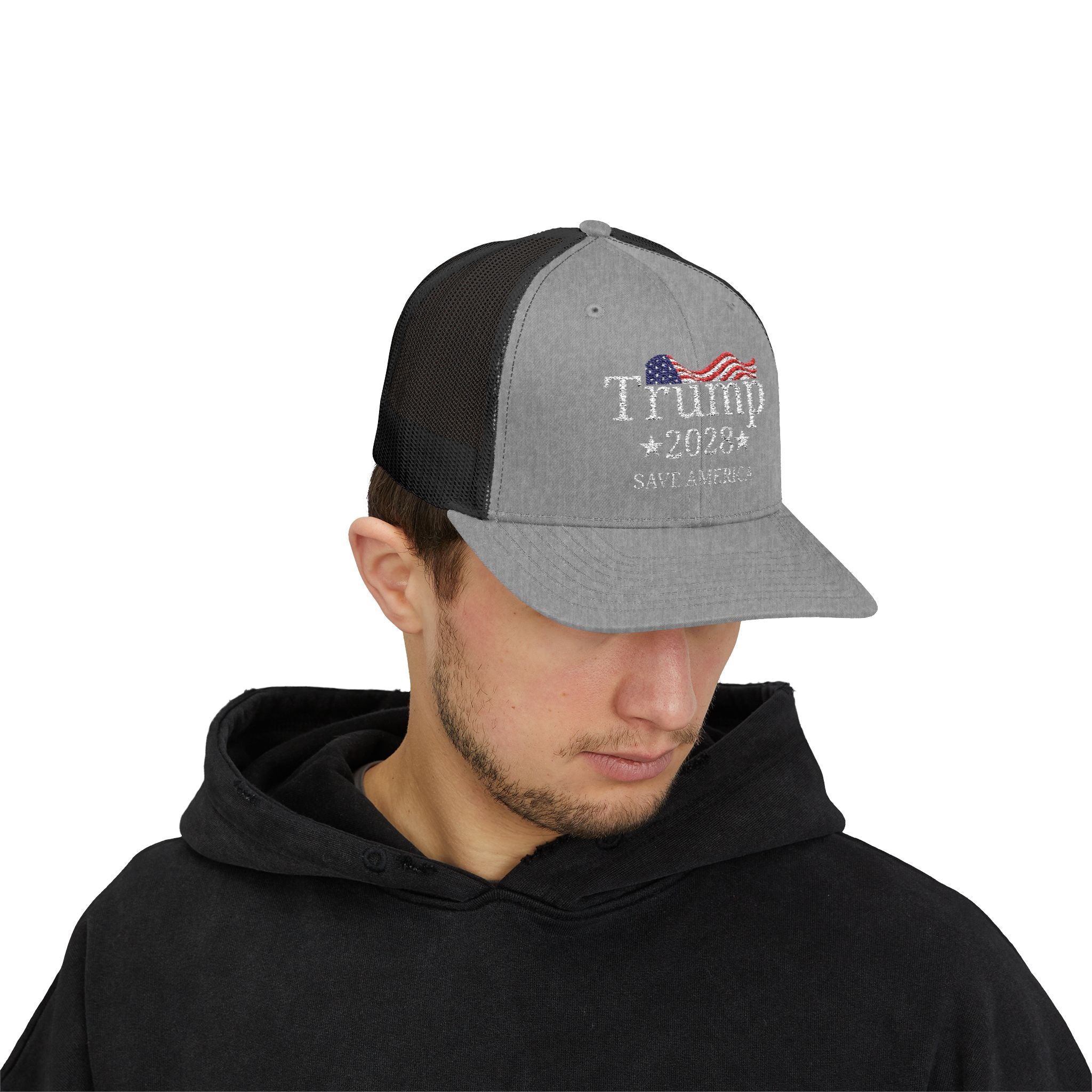 Trump 2028 Save America Trucker Hat with SnapBack