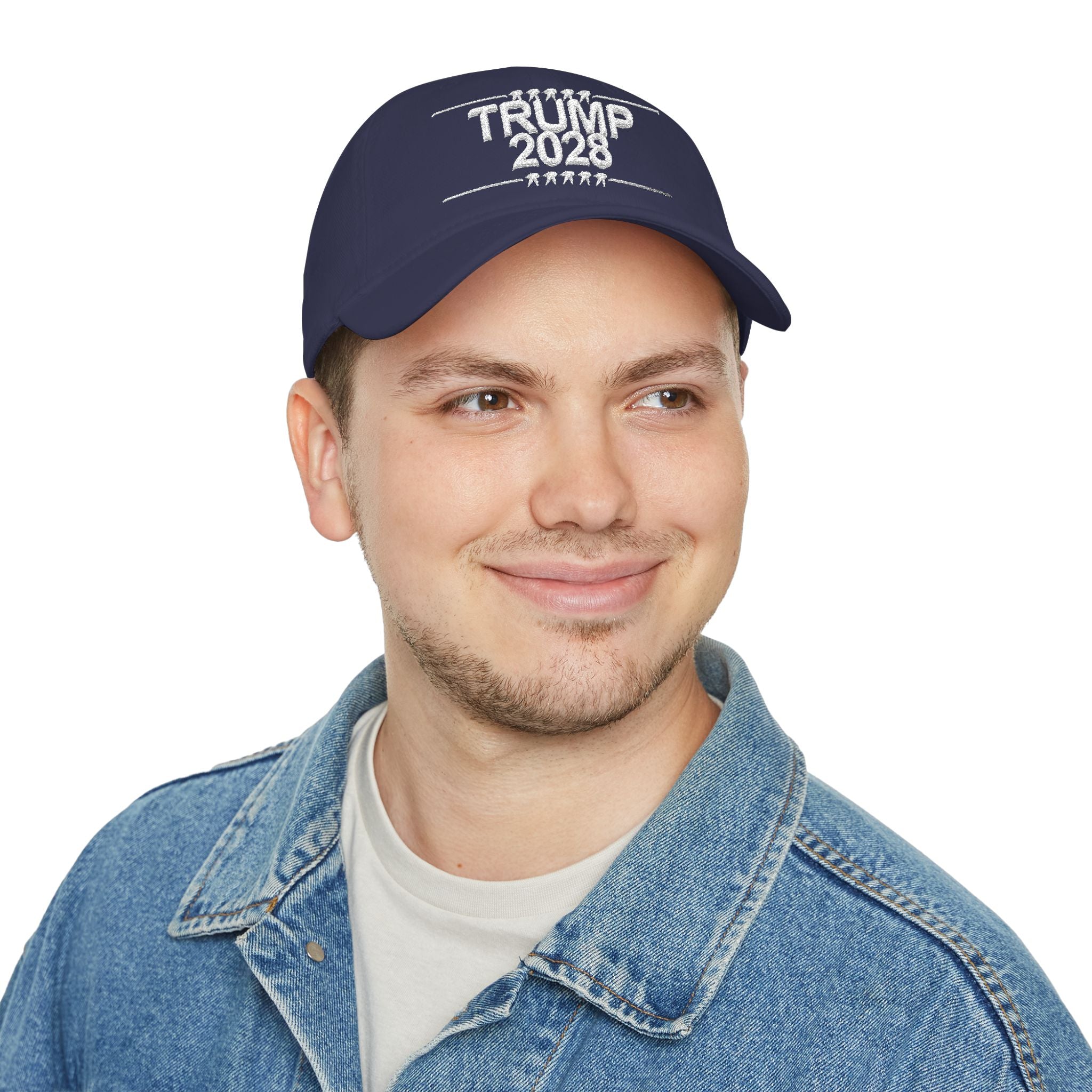 Trump 2028 Low Profile Baseball Cap - Red Political Campaign Hat