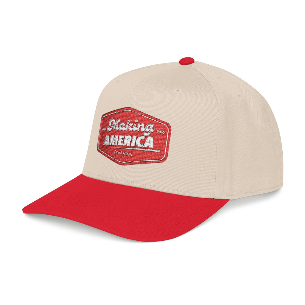 Make America Great Again - Embroidered Mid Profile Baseball Cap