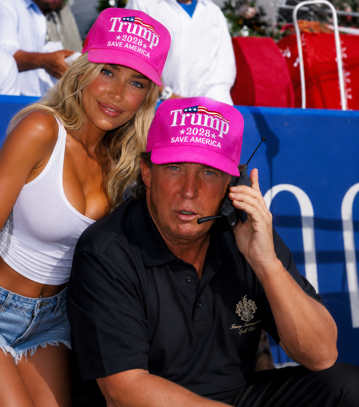 Trump 2028 Save America Trucker Hat with SnapBack