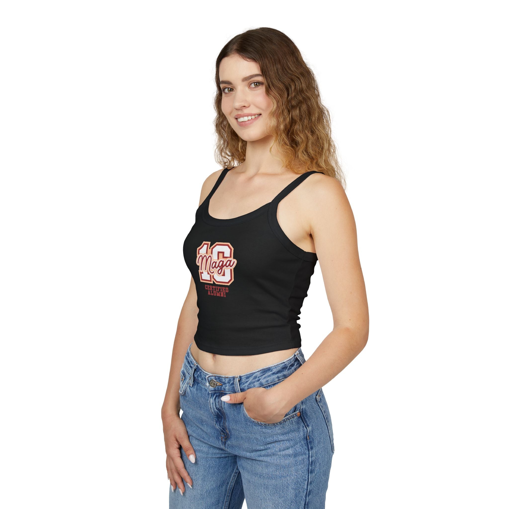 Tank Top - "MAGA 10" Vintage Athletic Crop Tank
