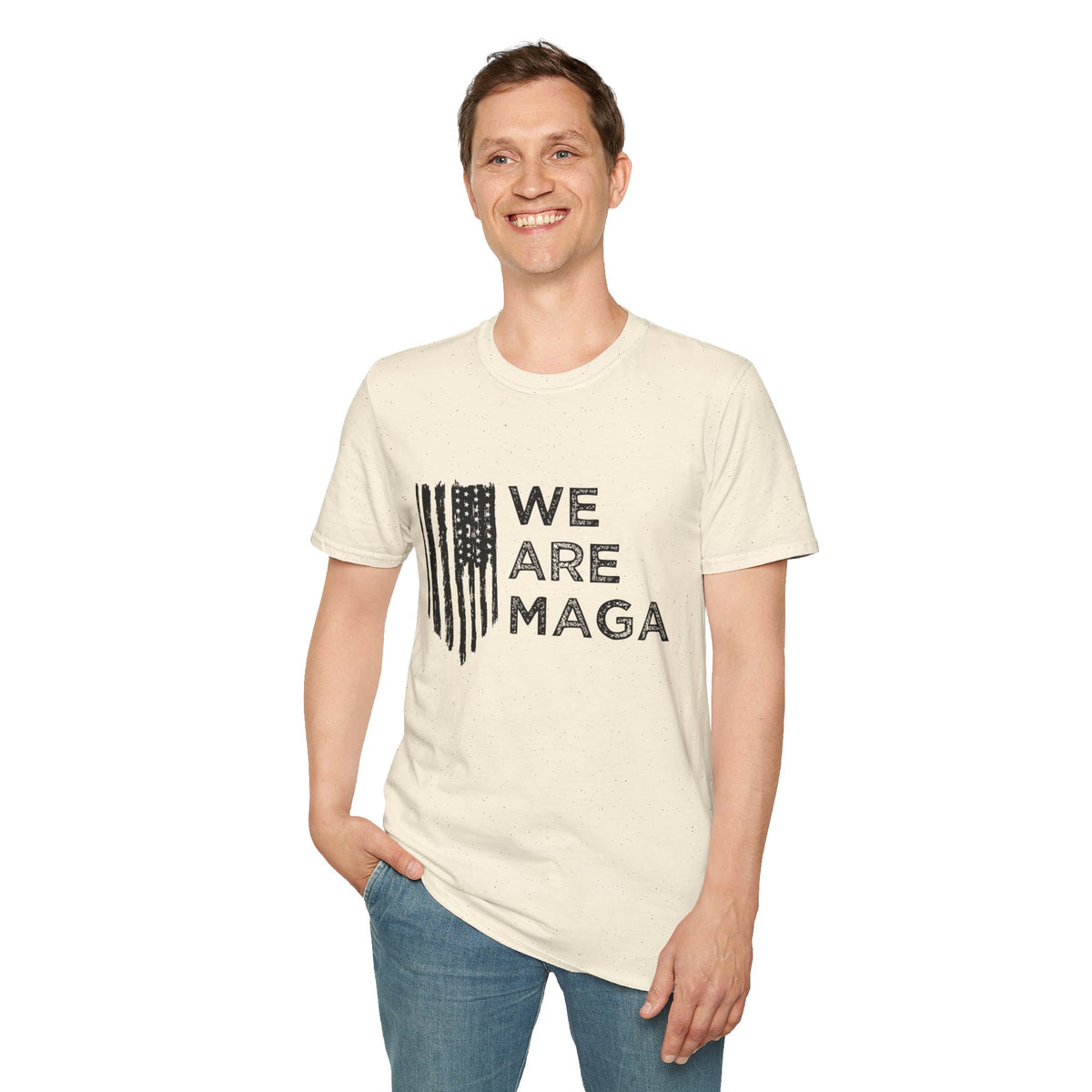 We Are MAGA Flag Graphic - Men’s T-Shirt