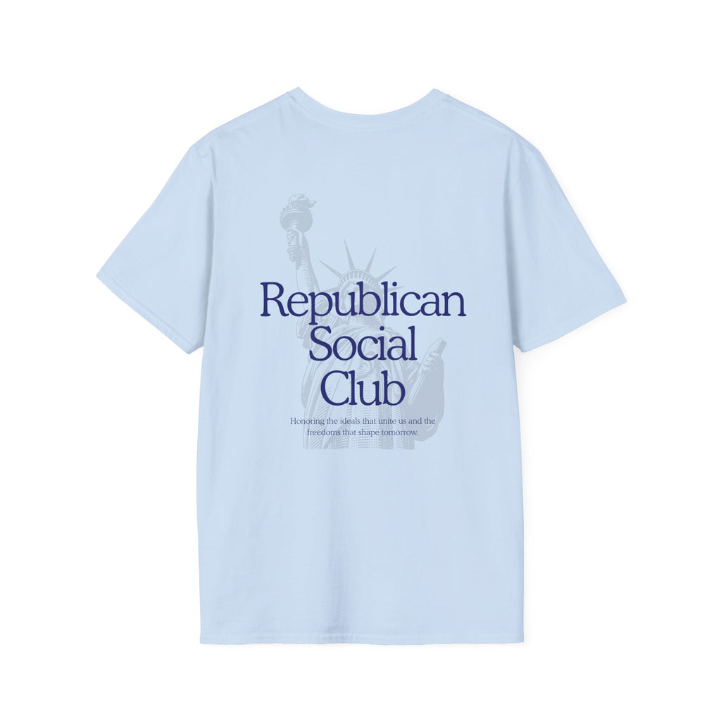 Statue of Liberty Minimalist T-Shirt - Patriotic Travel Tee