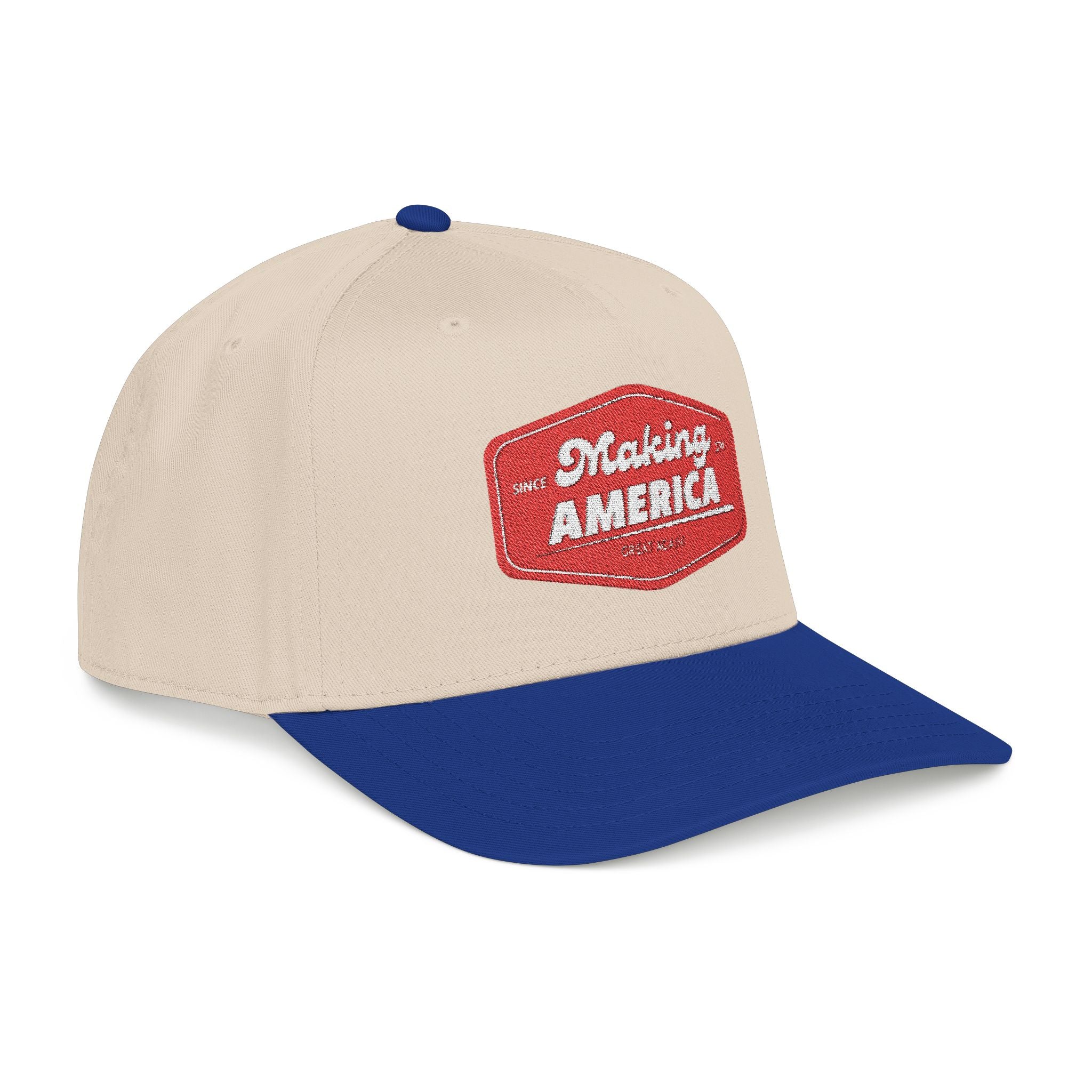 Make America Great Again - Embroidered Mid Profile Baseball Cap