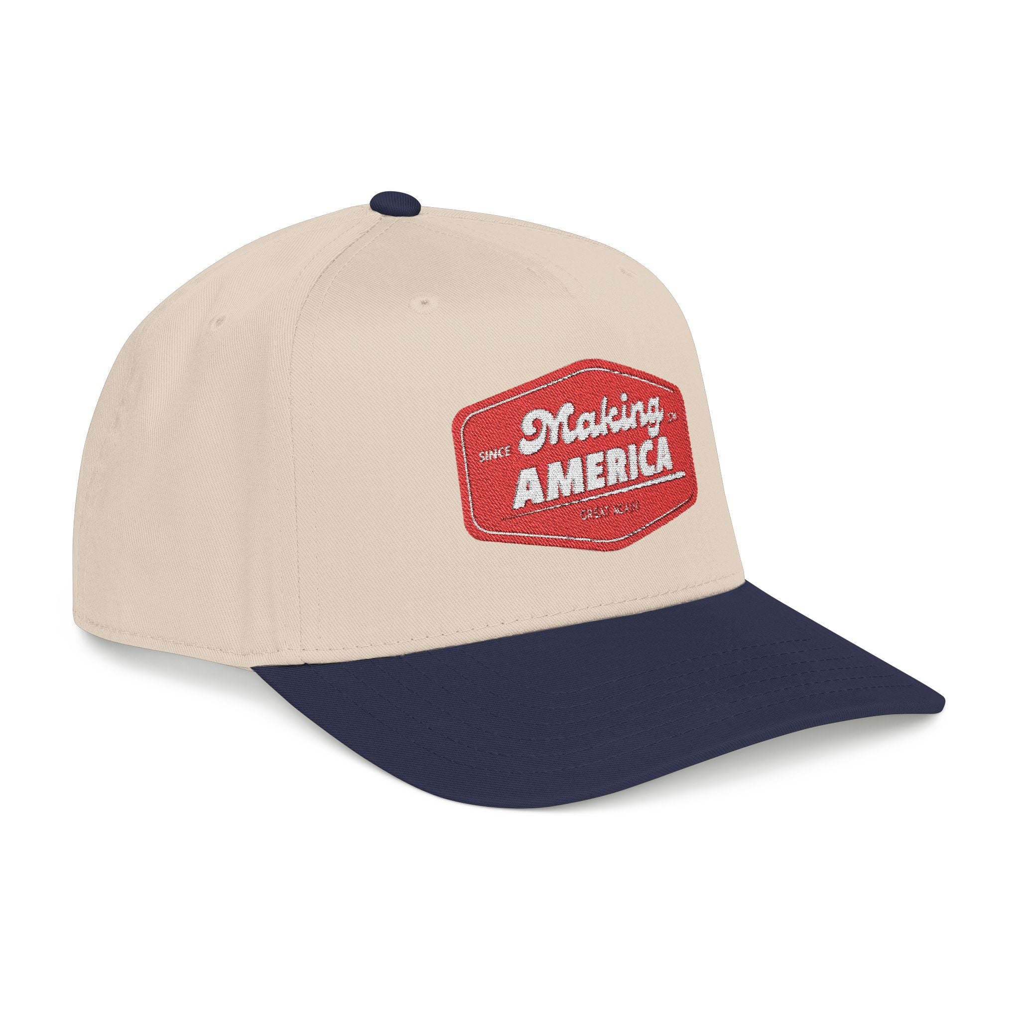 Make America Great Again - Embroidered Mid Profile Baseball Cap