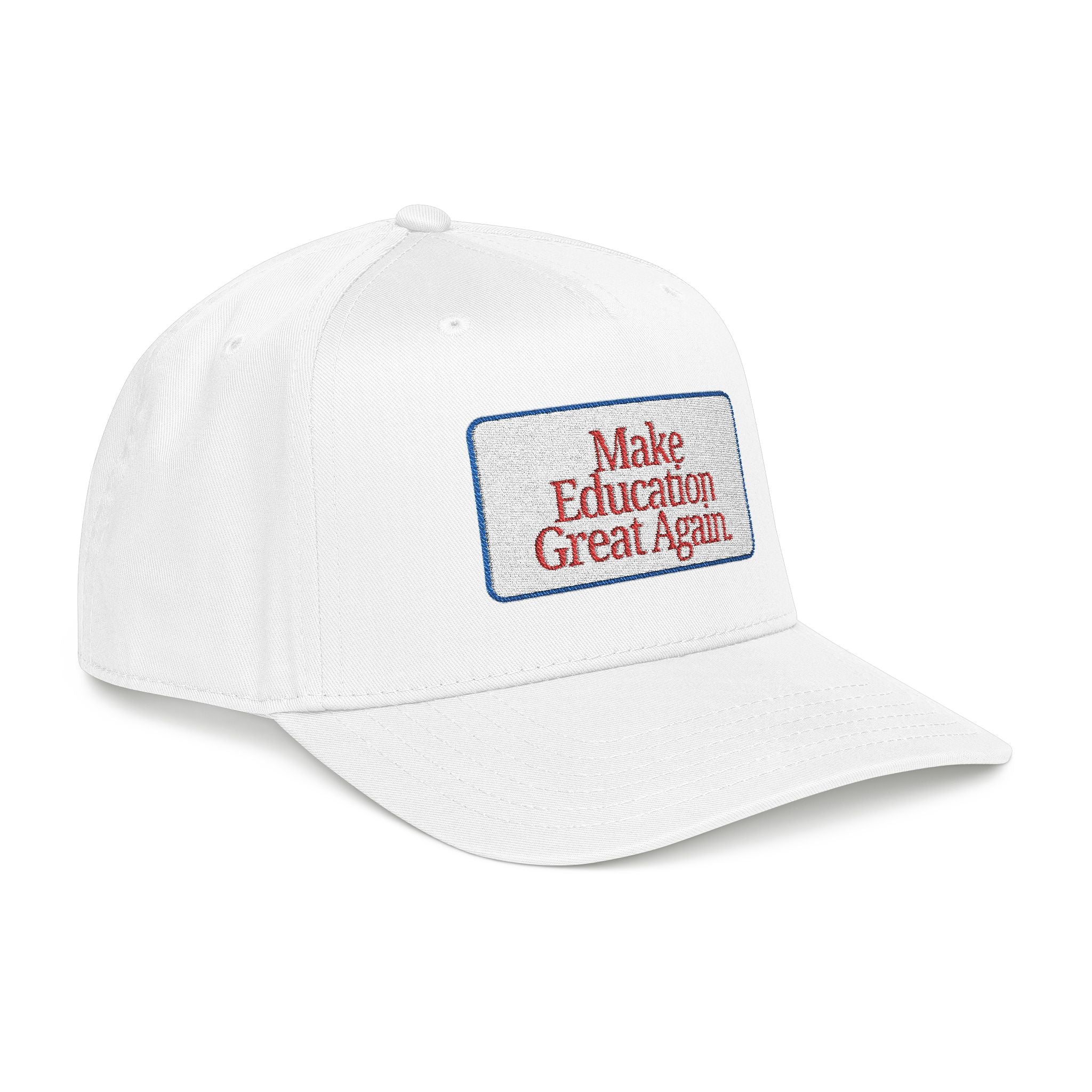 Make Education Great Again - Embroidered Mid Profile Baseball Cap