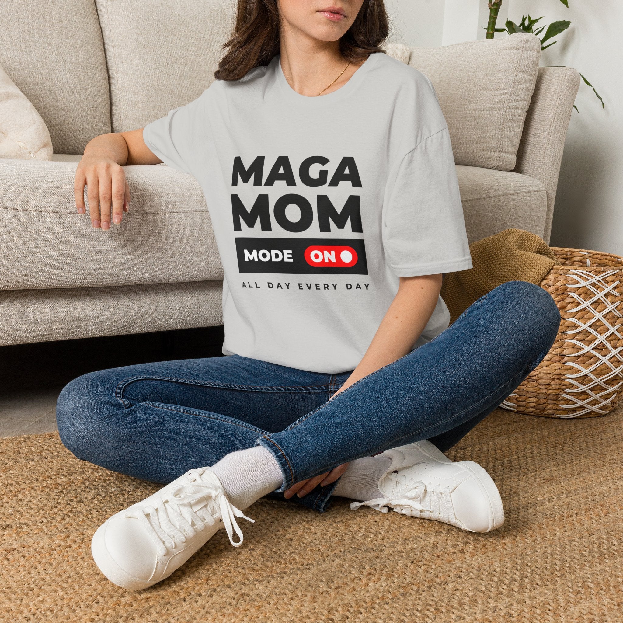 MAGA Mom T-Shirt - Political Statement Graphic Tee