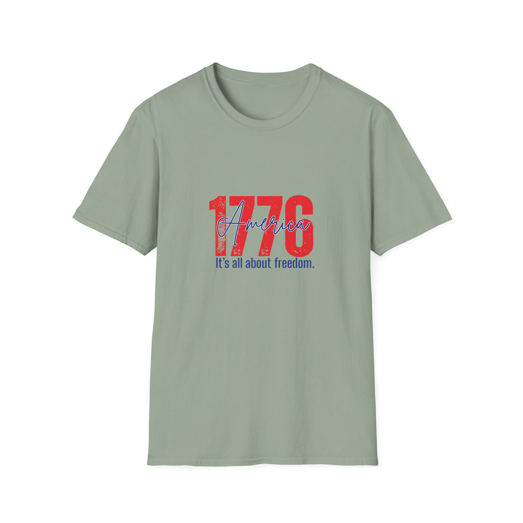 1776 America T-Shirt - Patriotic 4th of July Graphic Tee