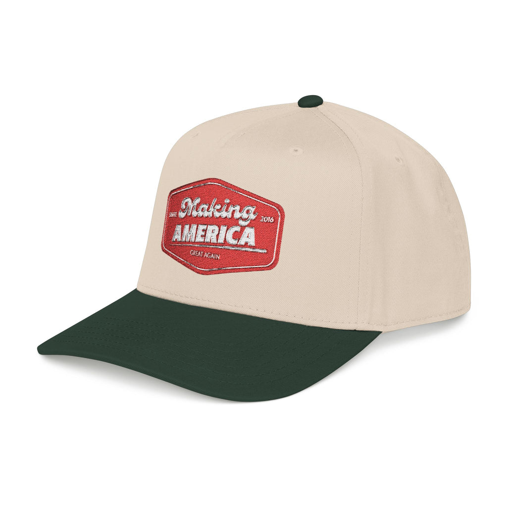Make America Great Again - Embroidered Mid Profile Baseball Cap