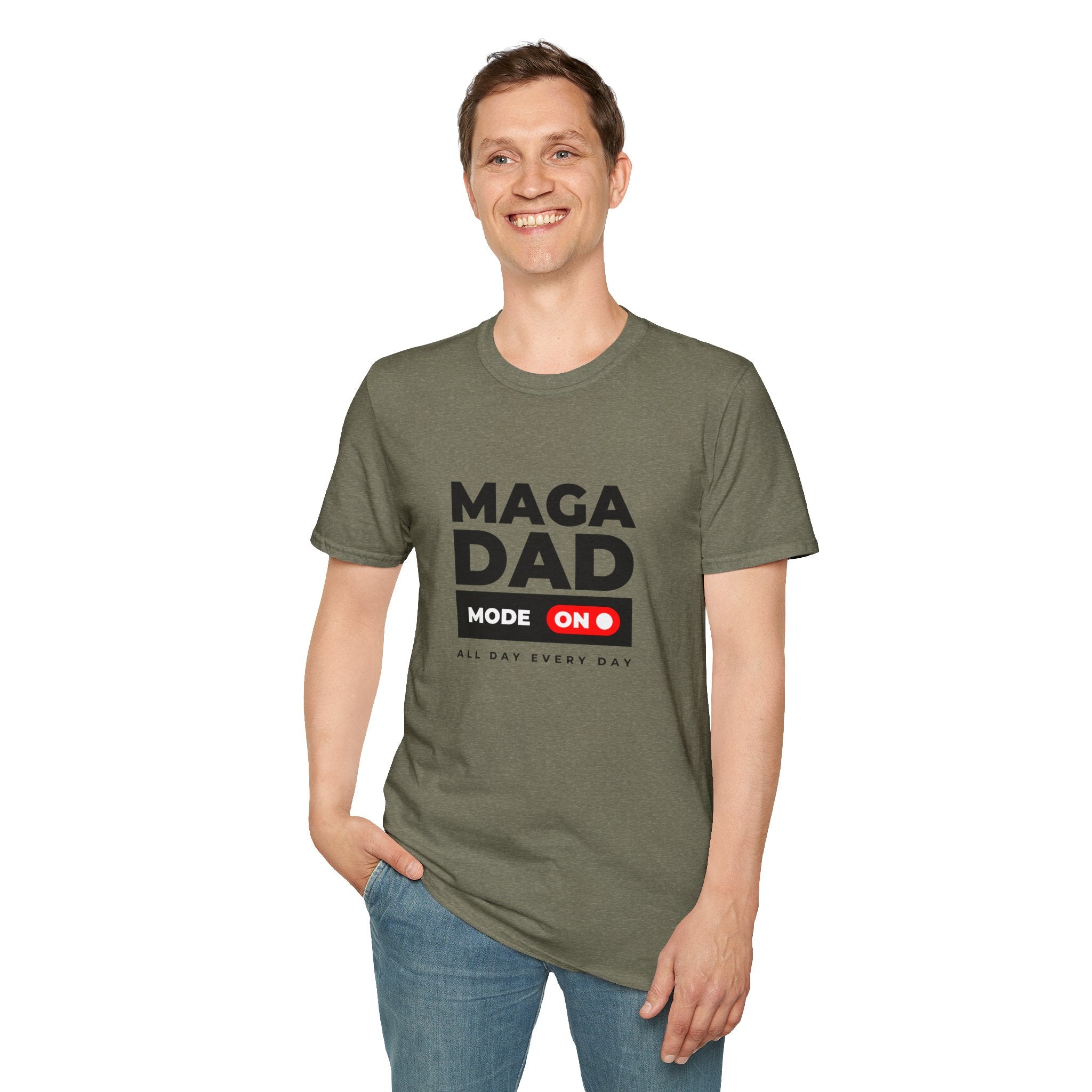 MAGA Dad T-Shirt - Bold Political Statement Tee for Fathers