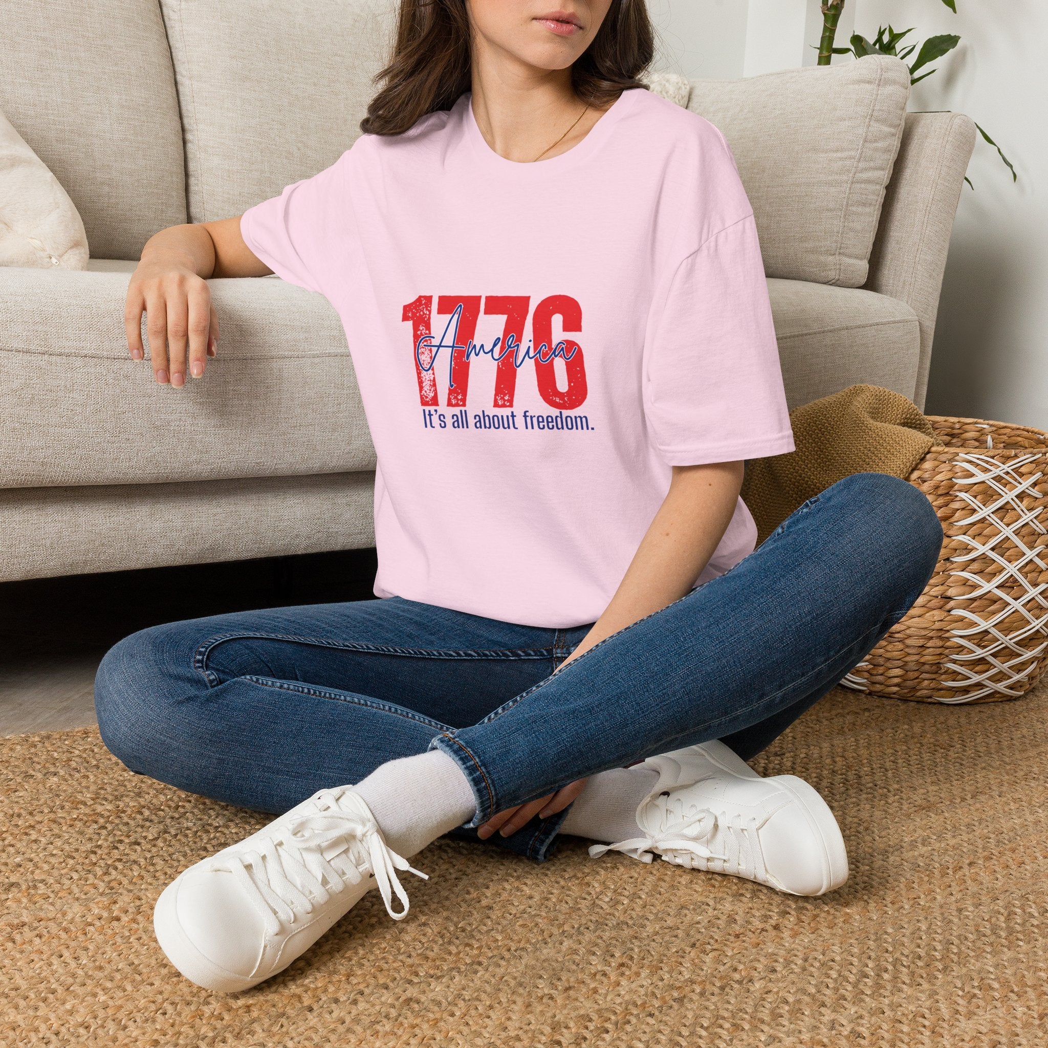 1776 America T-Shirt - Patriotic 4th of July Graphic Tee