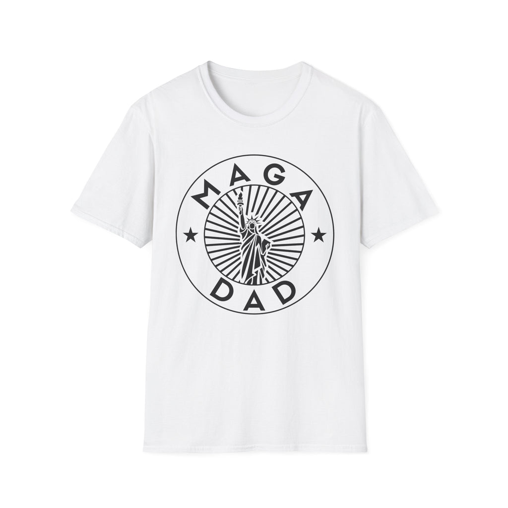 MAGA Dad T-Shirt — Patriotic Statue of Liberty Graphic Tee