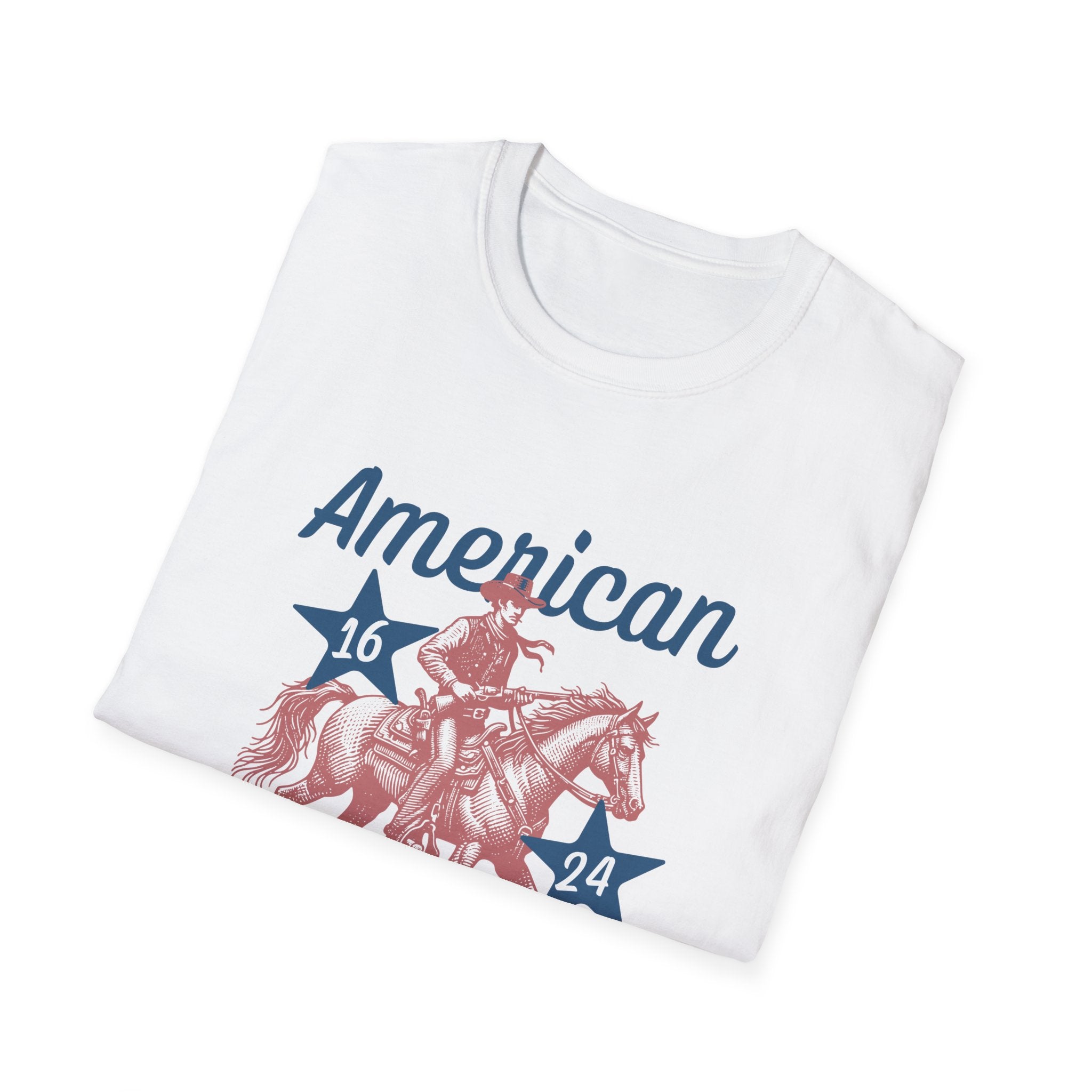 American Winners T-Shirt — Patriotic MAGA Cowboy Horse Graphic