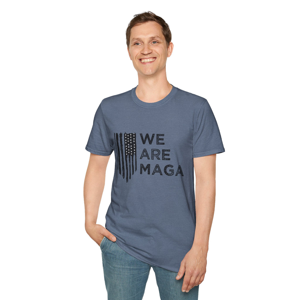 We Are MAGA Flag Graphic - Men’s T-Shirt