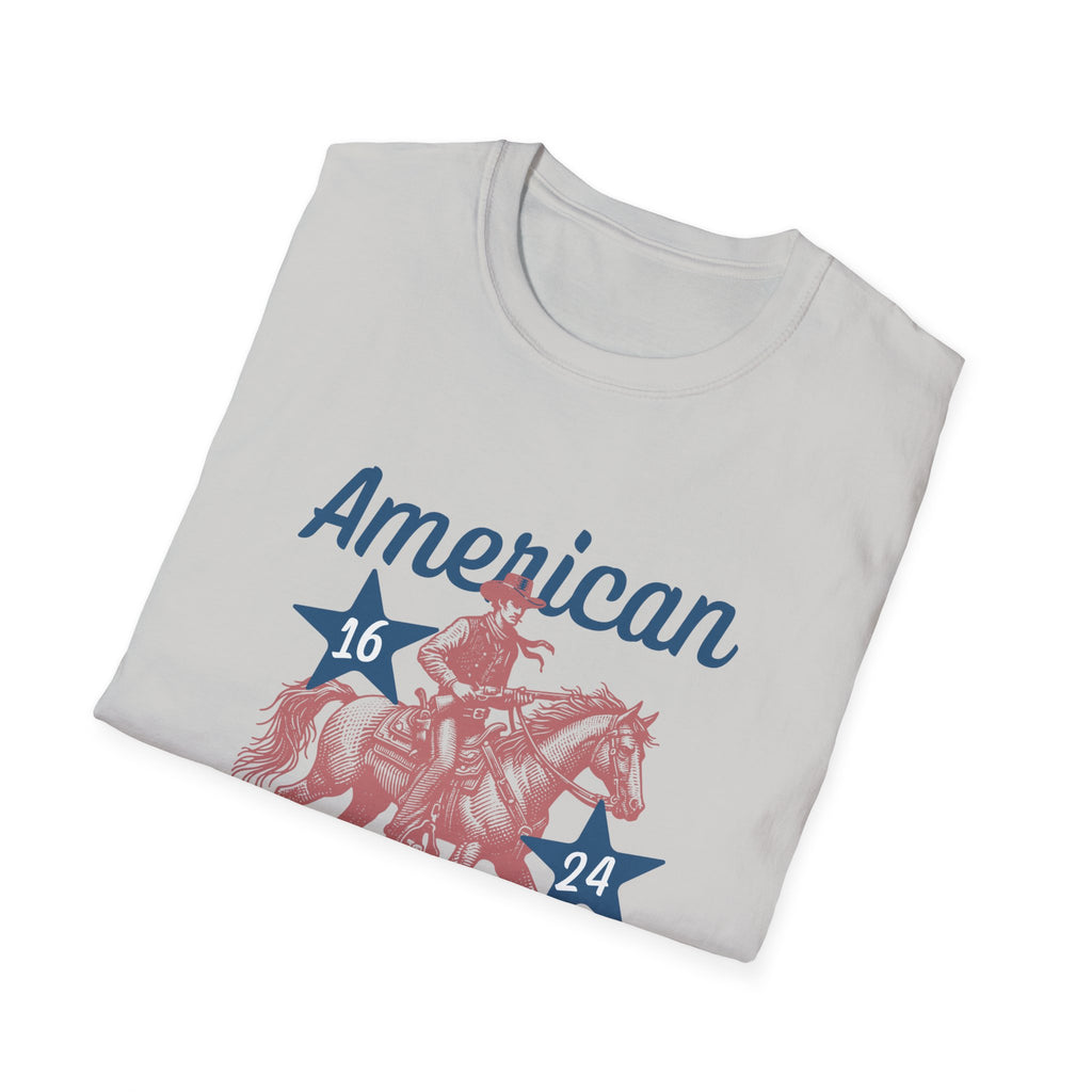 American Winners T-Shirt — Patriotic MAGA Cowboy Horse Graphic