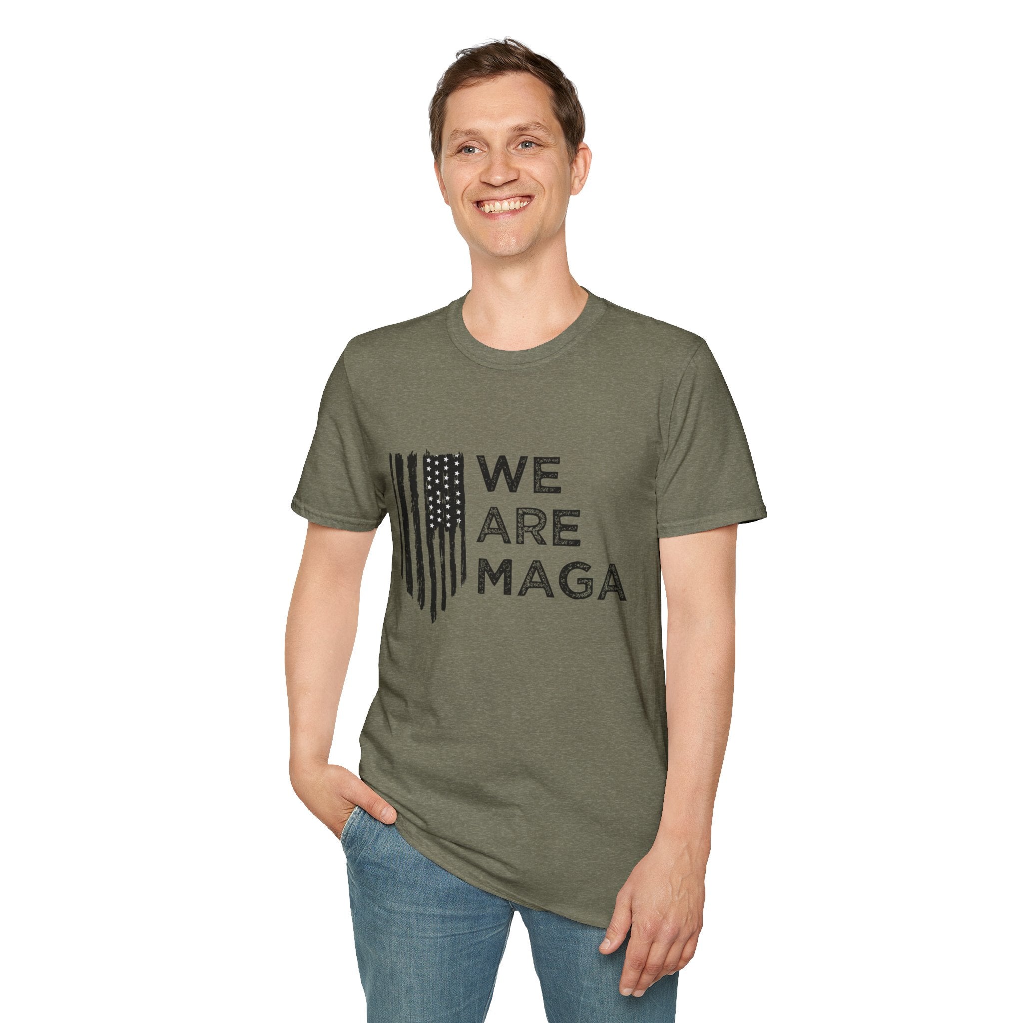 We Are MAGA Flag Graphic - Men’s T-Shirt