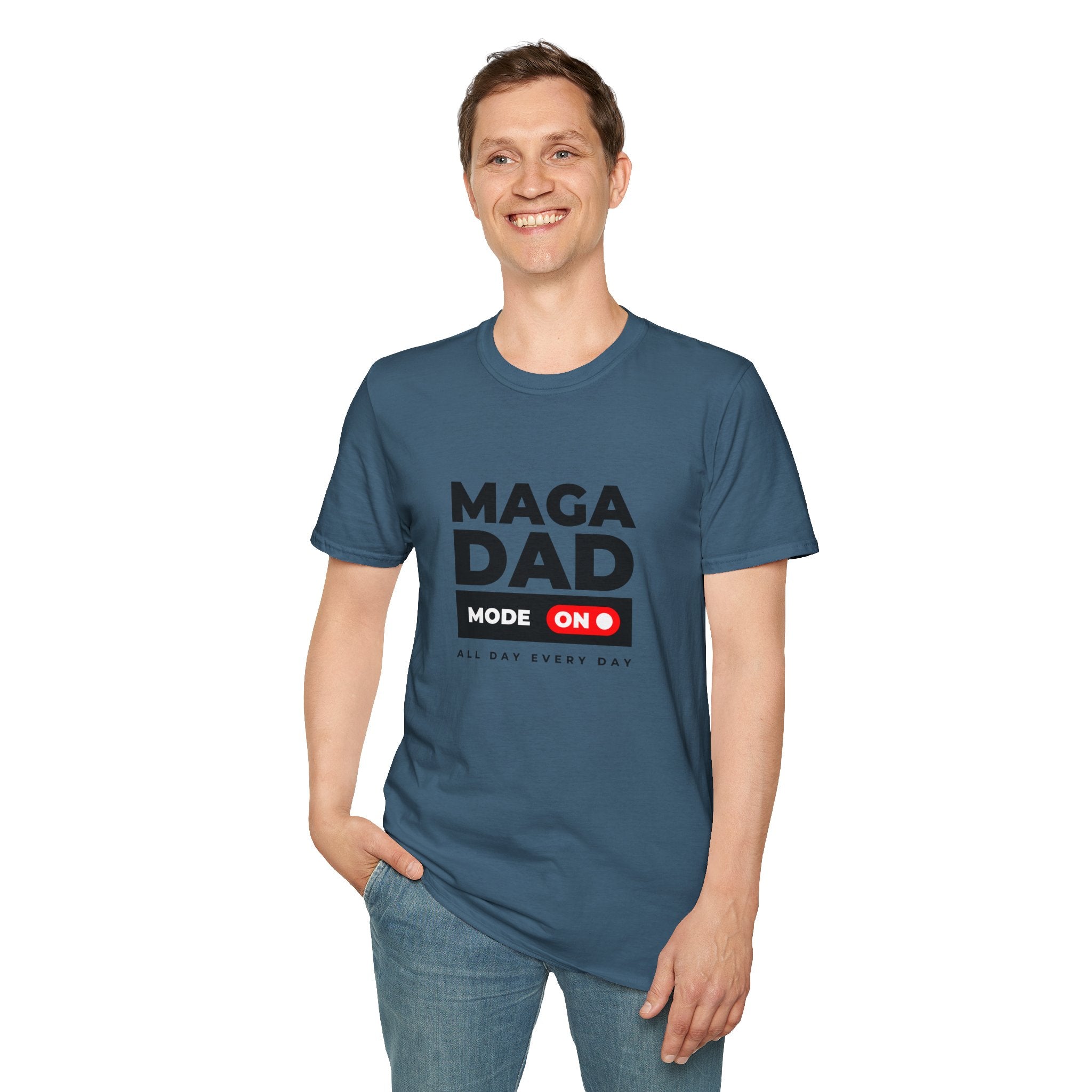 MAGA Dad T-Shirt - Bold Political Statement Tee for Fathers
