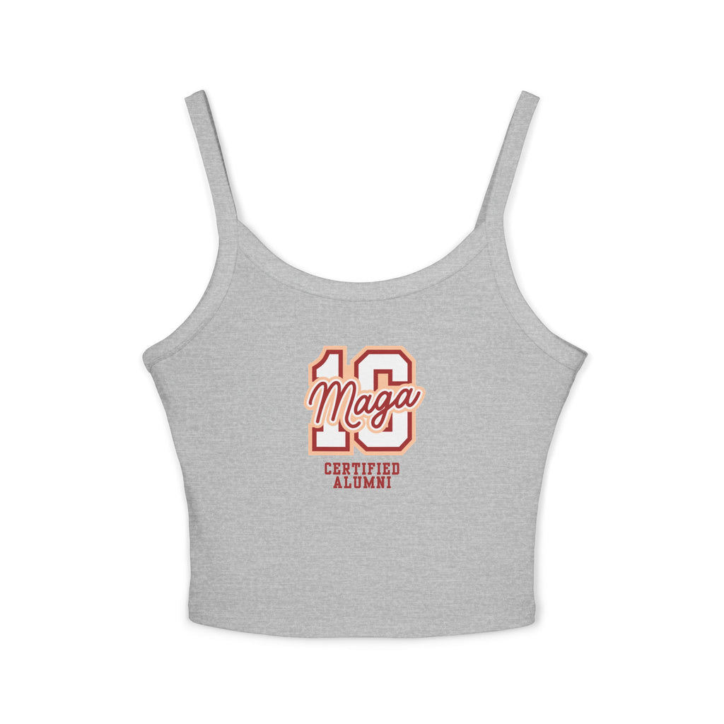 Tank Top - "MAGA 10" Vintage Athletic Crop Tank